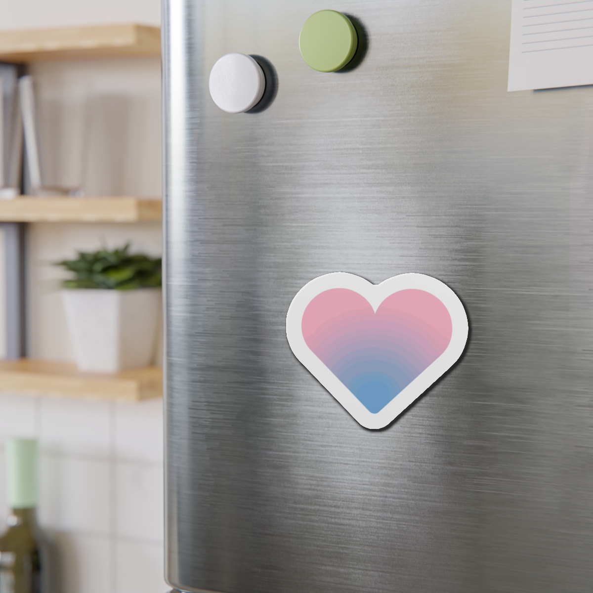Gradient Heart Symbol Love Affection Die Cut Magnets - Image 15