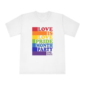 Love Is Love Pride Month Party Poster Flyer Social Media Post Design - Unisex Classic Crewneck T Shirt