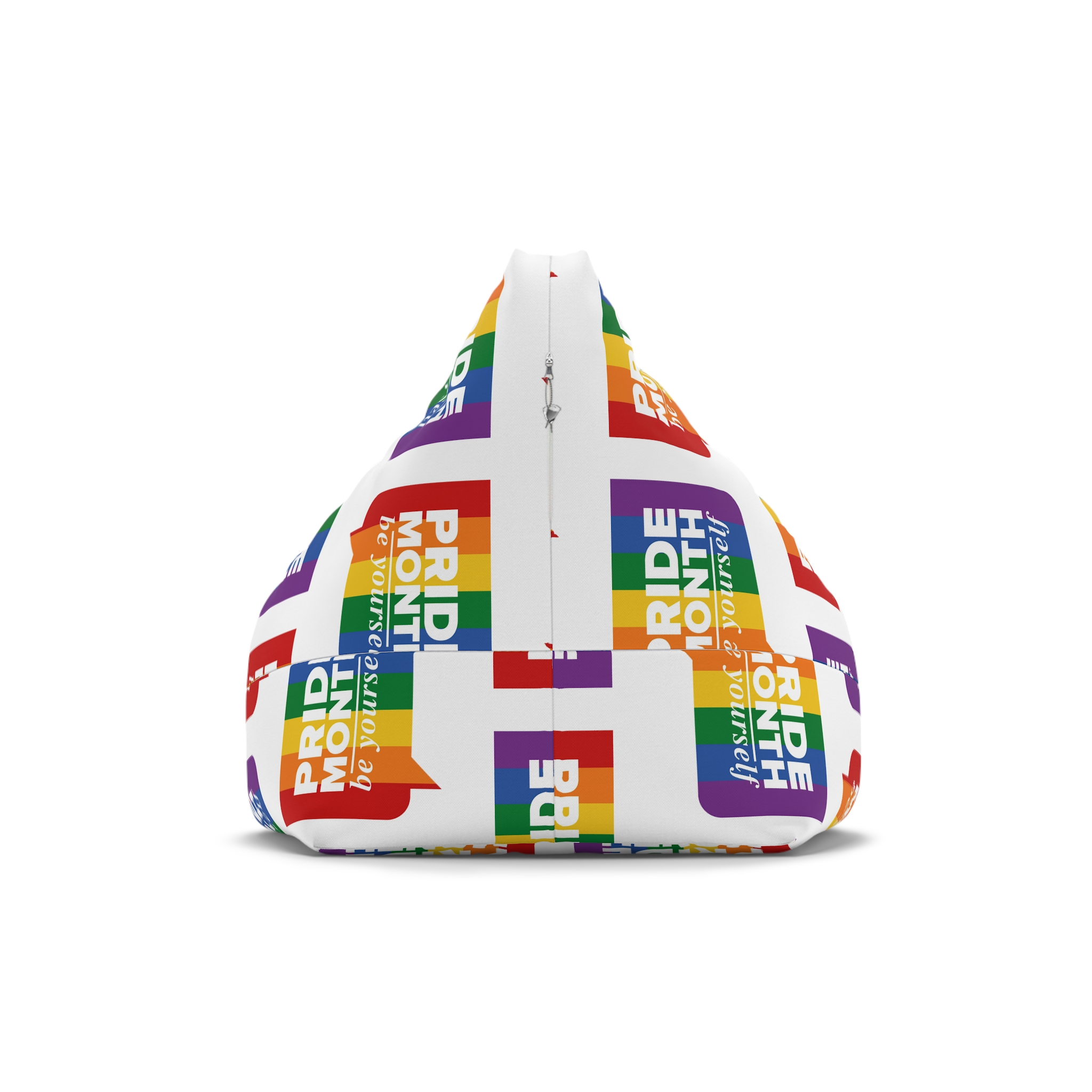 Lgbt Pride Month June Lgbt Flag Rainbow Flag Love Concept Vector Illustration Poster (1) Bean Bag Chair Cover - Image 2