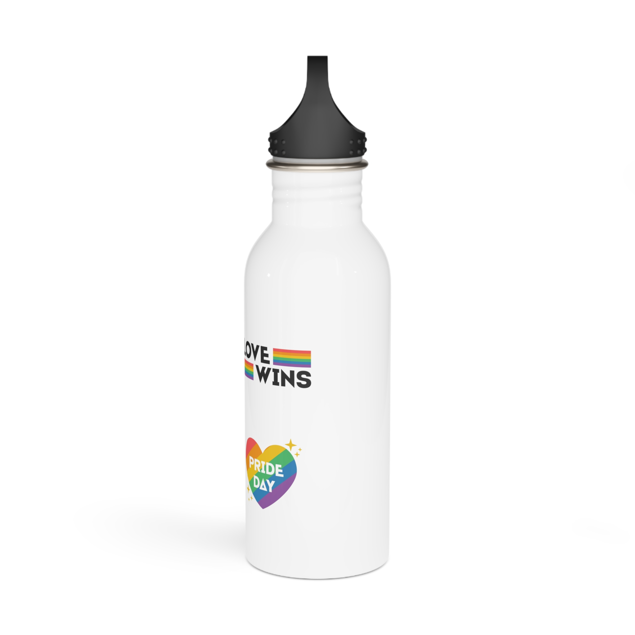 Pride Day Label Collection Design Stainless Steel Water Bottle - Image 4