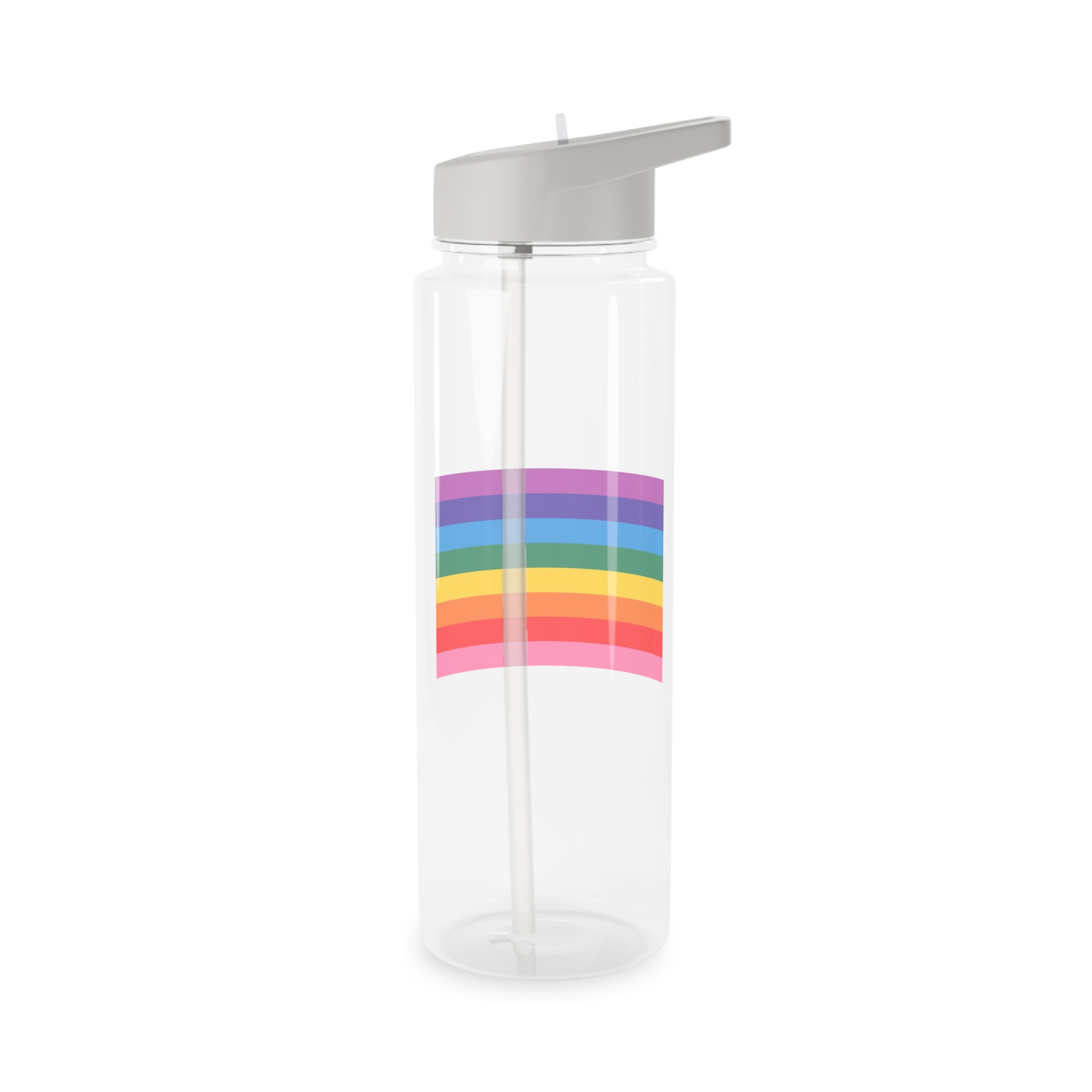 Pride Love Freedom Lgbtq Lgbt Heart Rainbow Love Wins Gay Lesbian Trans Homo Homosexual Colors Flag Diversity Parade Tritan Water Bottle - Image 6