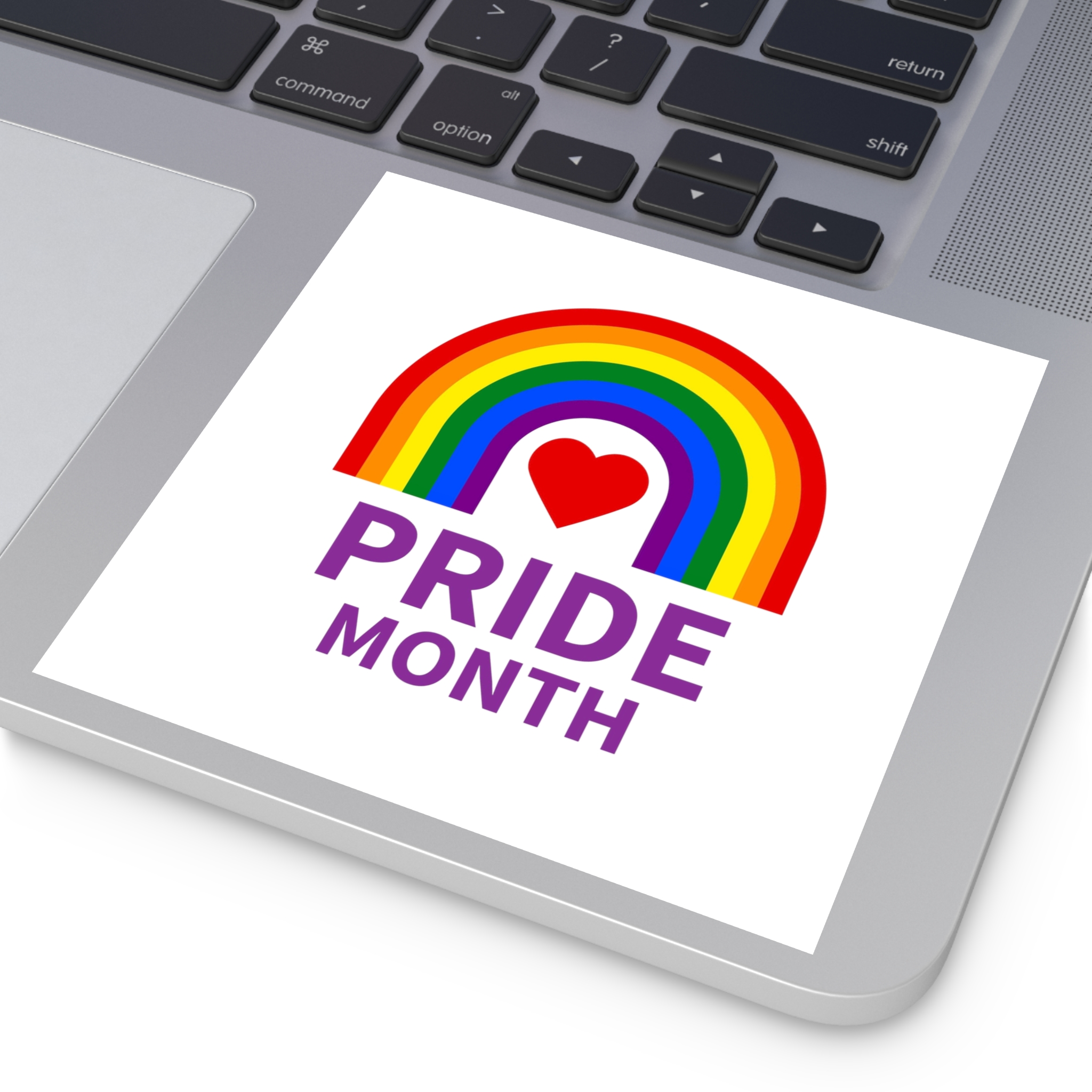 Pride Month Logo Template Design Laminate Stickers Square - Image 35
