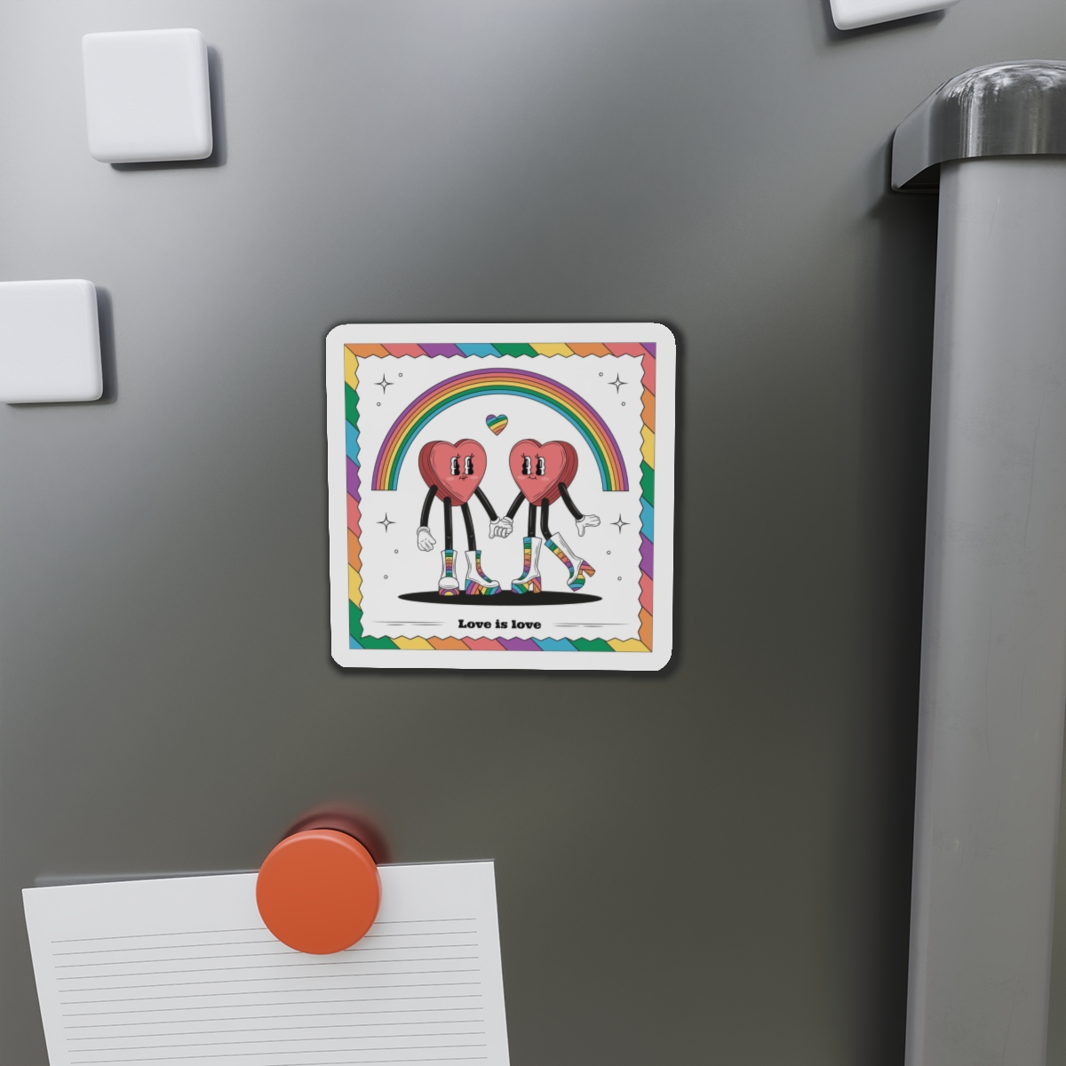Hand Drawn Illustration Pride Month Celebration(4) Die Cut Magnets - Image 8