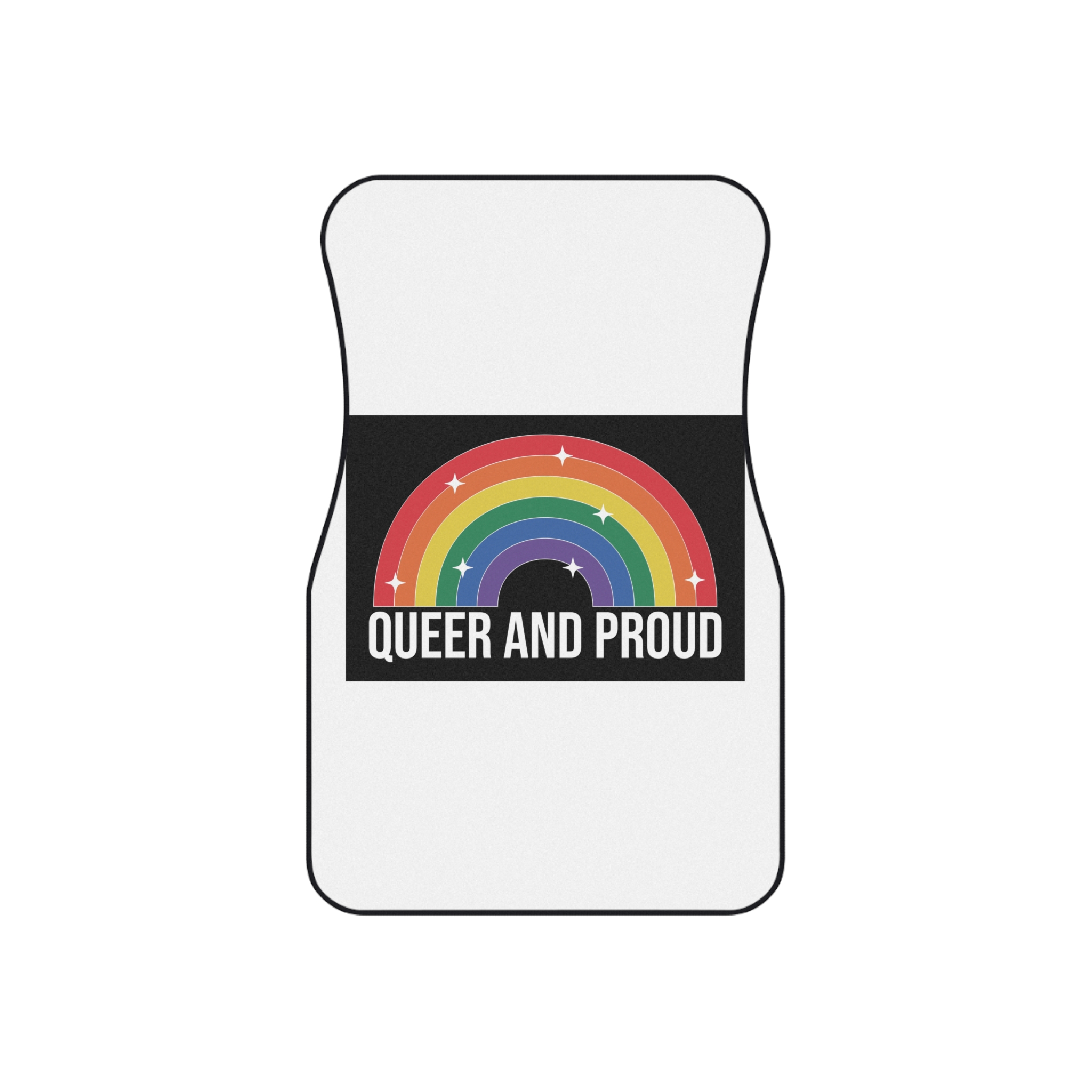 Pride Lgbtq Gay Typography Vector Tshirt Design(3) Car Mats Set Of 4 - Image 2