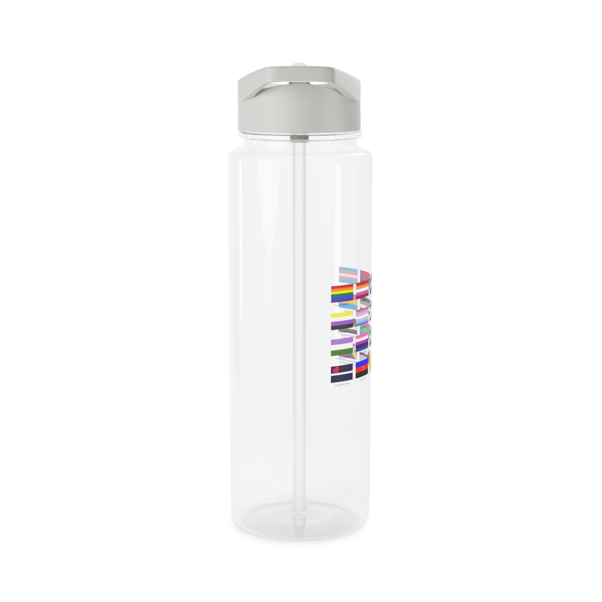 Lgbtq Community Flags Set Lgbt Sexual Identity Pride Flags Collection Rainbow Lesbian Gay Bisexual Tritan Water Bottle - Image 8