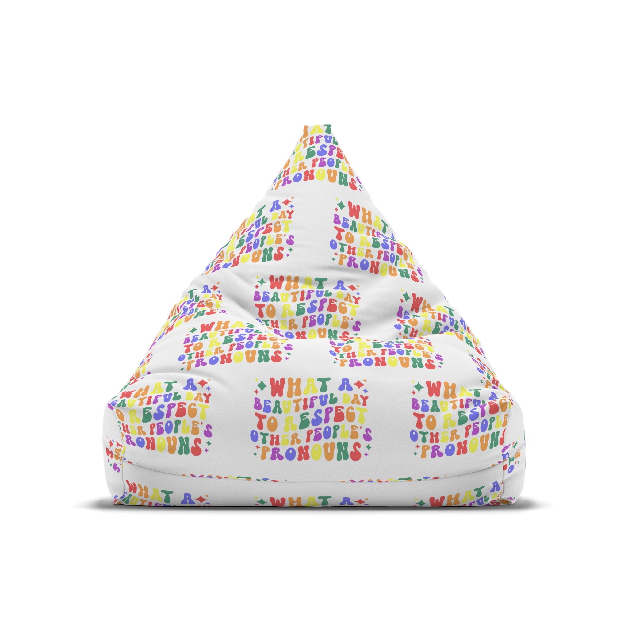 Pride Lgbt Gay Retro Tshirt Design(1) Bean Bag Chair Cover - Image 5