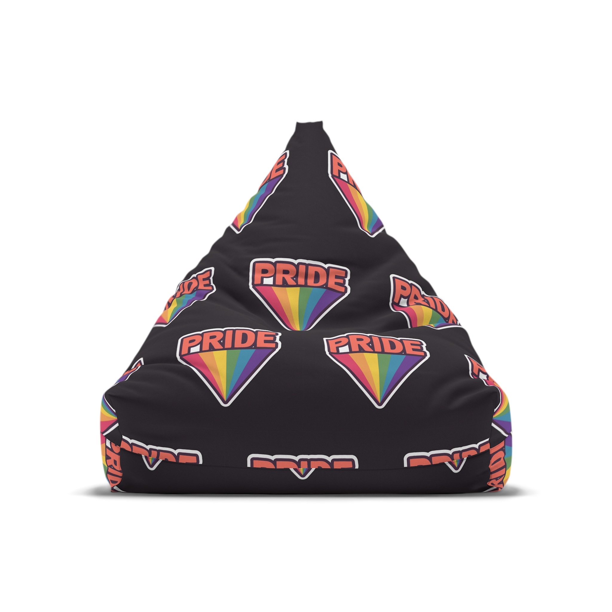 Pride With Rainbow Bean Bag Chair Cover - Image 5