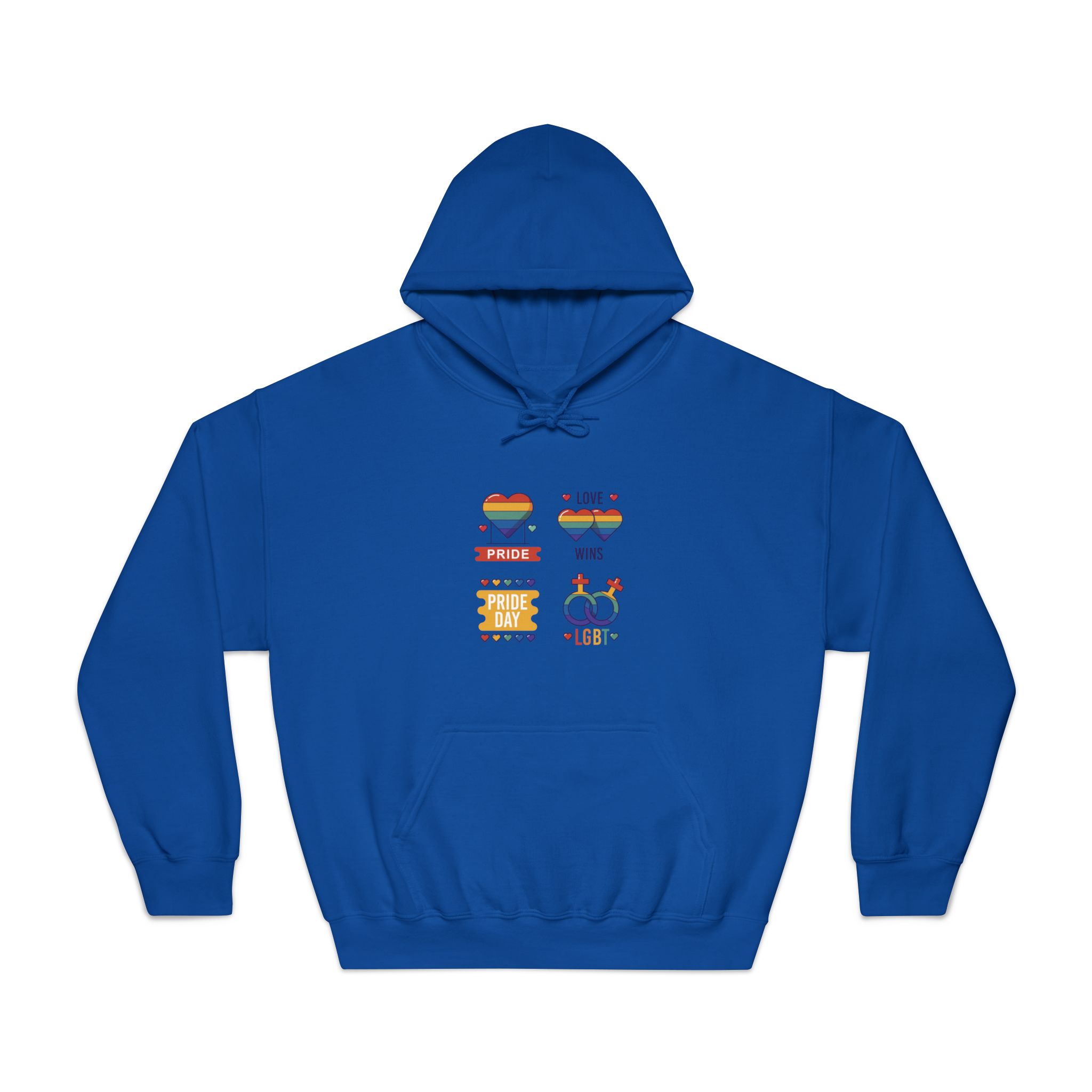 Pride Day Label Collection Concept Unisex Dryblend Hooded Sweatshirt - Image 25
