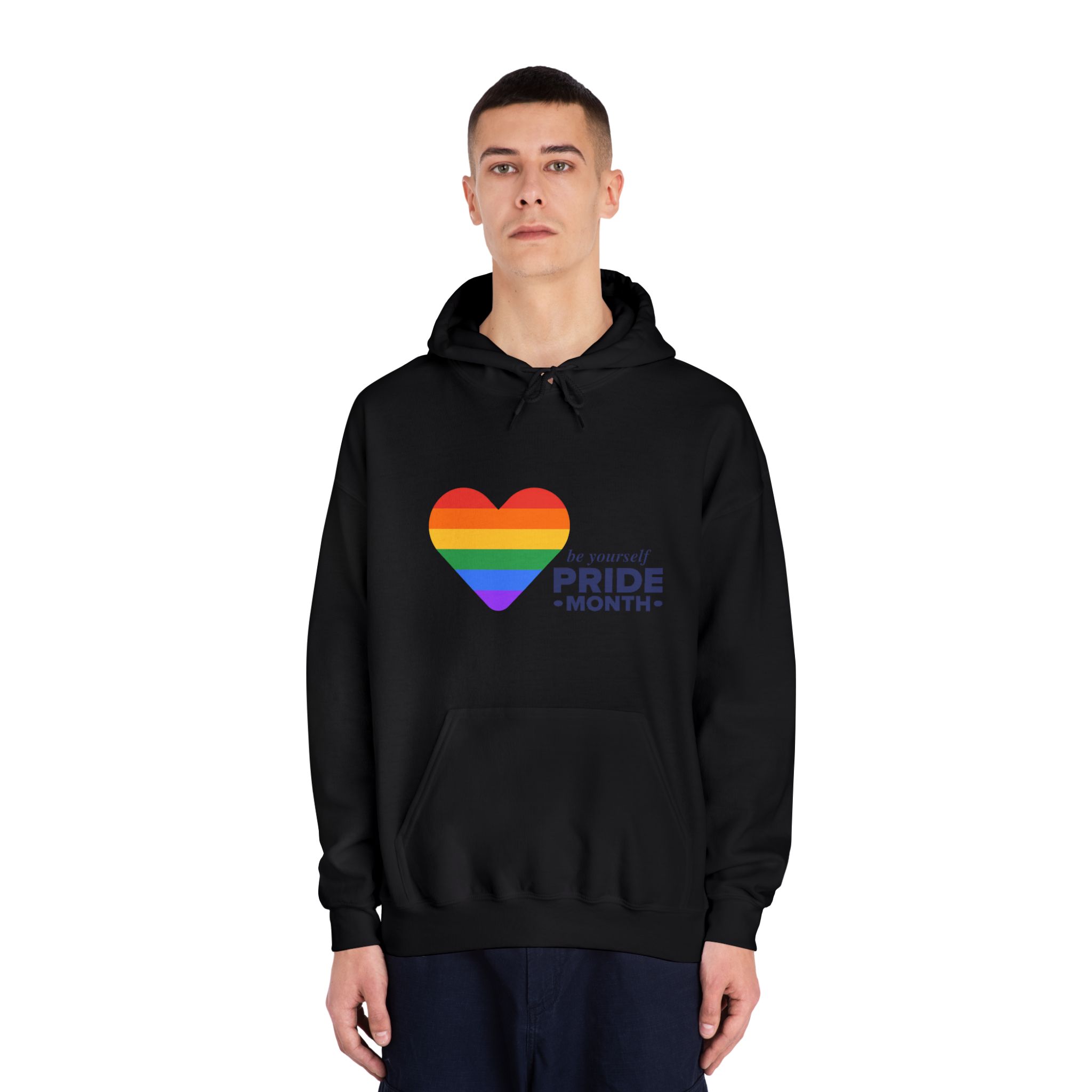 Lgbt Pride Month June Lgbt Flag Rainbow Flag Love Concept Vector Illustration Poster Unisex Dryblend Hooded Sweatshirt - Image 11