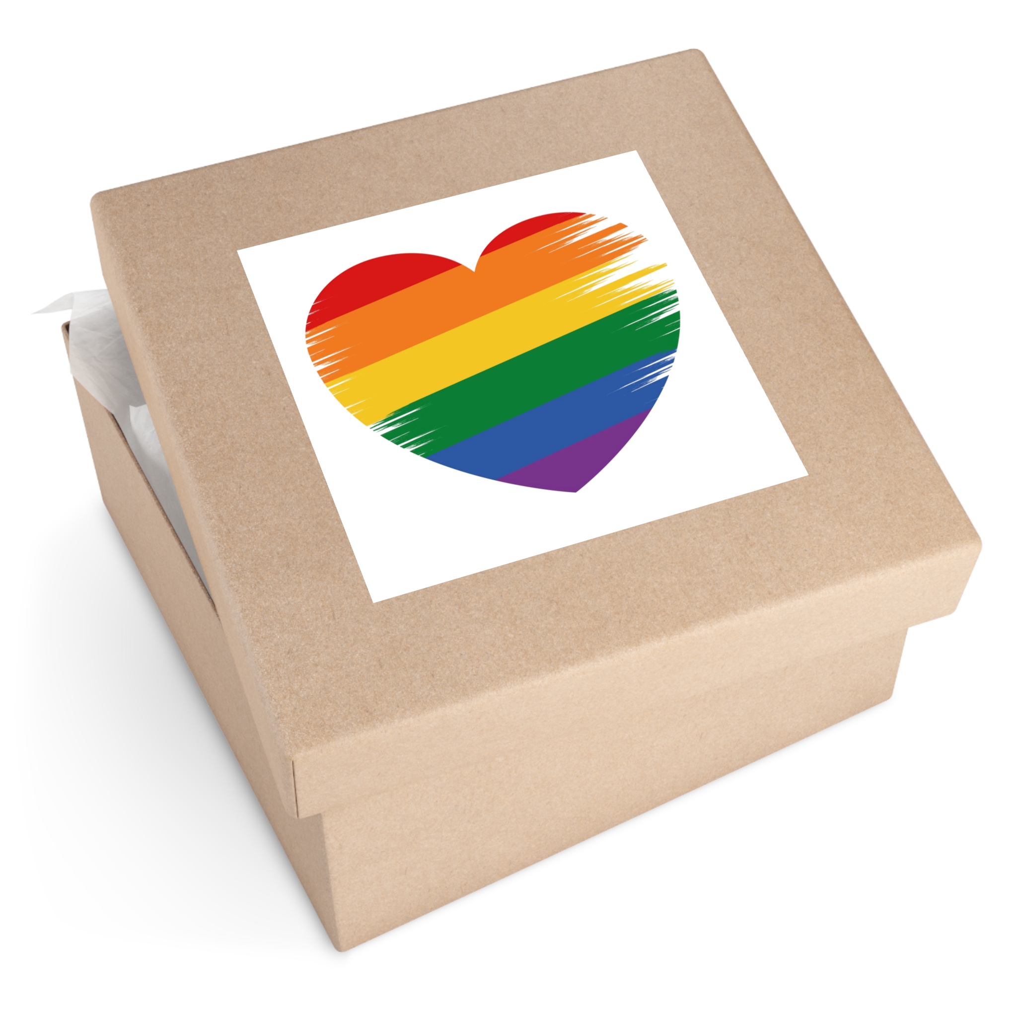 Lgbt Pride Month June Lesbian Gay Bisexual Transgender Lgbtq Flag Rainbow Vector(1) (1) Laminate Stickers Square - Image 51