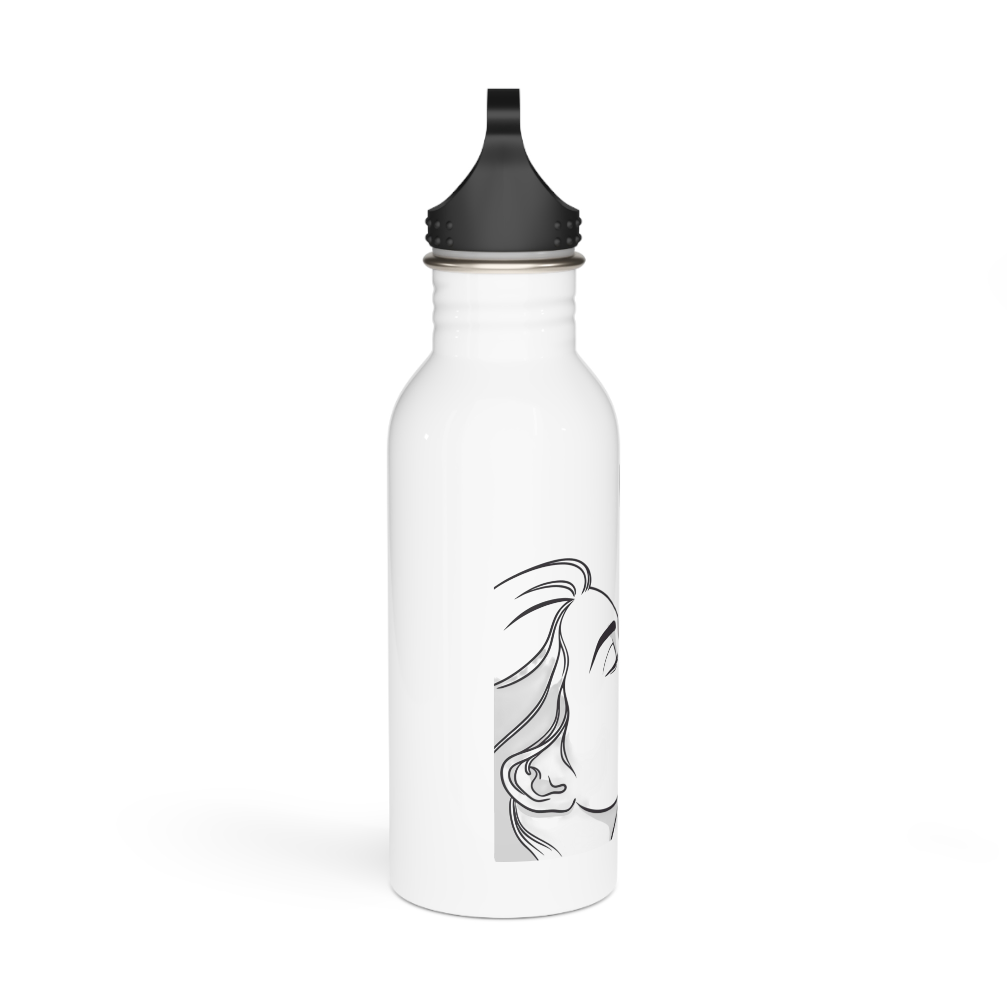 Perfect Lip Set Open Close Smooches Stainless Steel Water Bottle - Image 2