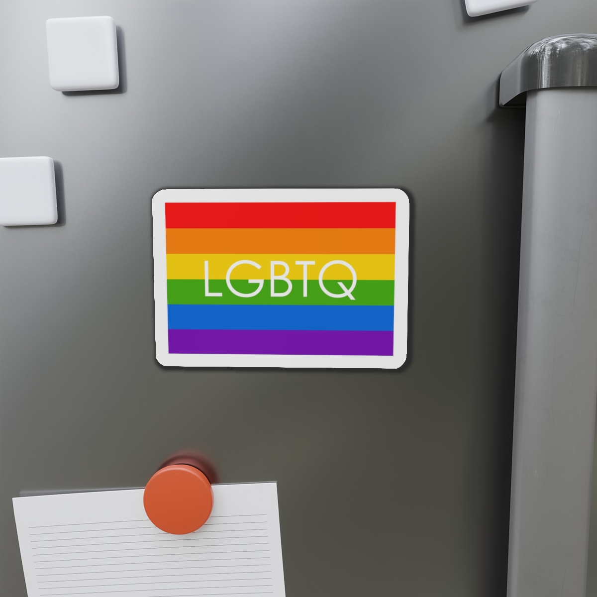 Lesbian Gay Bisexual Transgender Queer Flag Rainbow Pride Flag Lgbtq Die Cut Magnets - Image 11