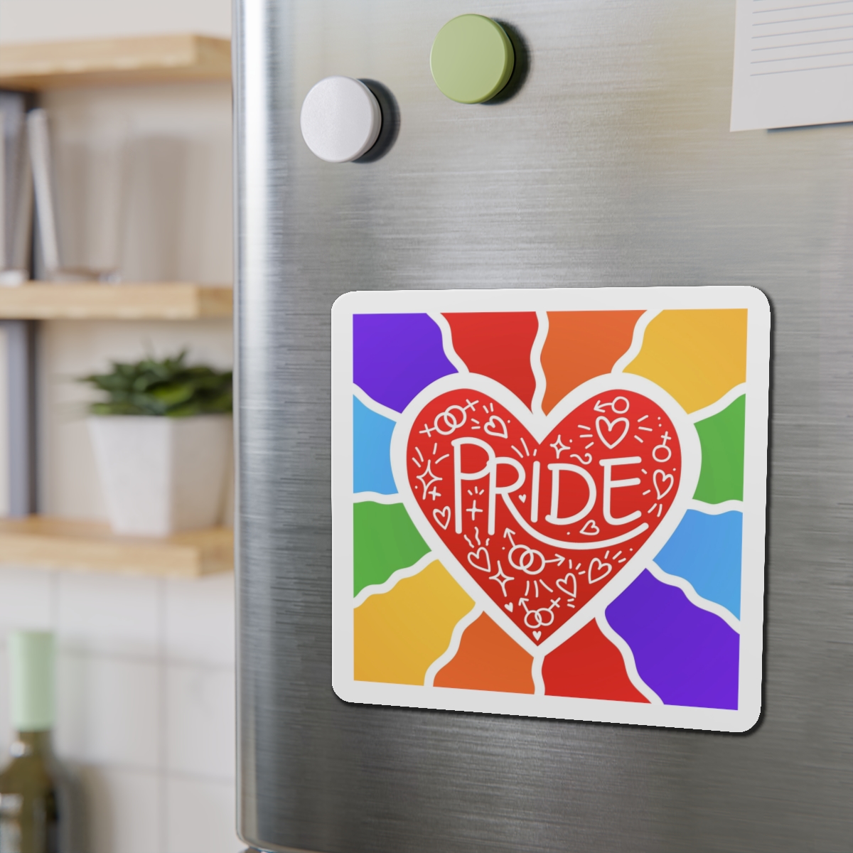 Pride Day Concept Illustration Die Cut Magnets - Image 15