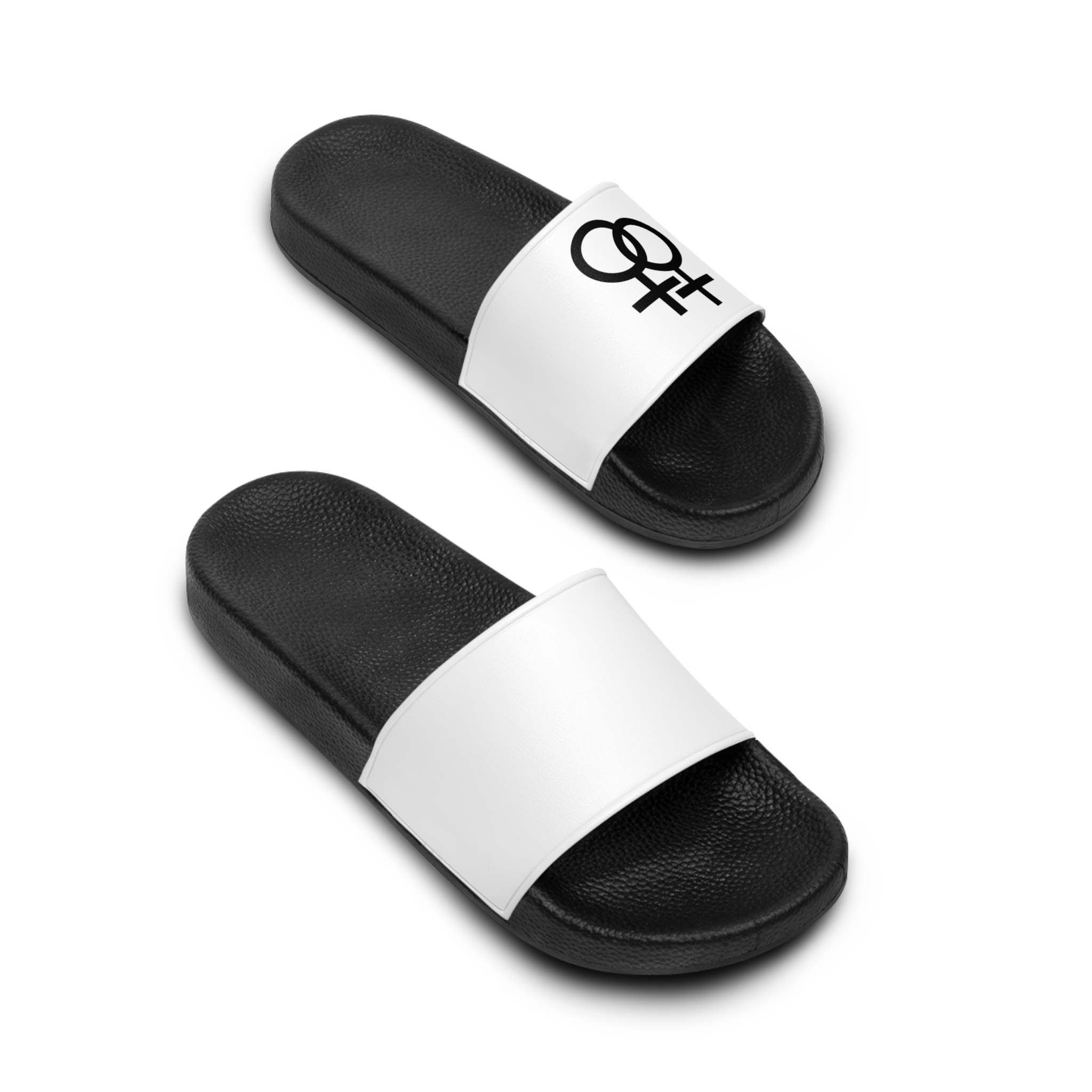 Double Female Symbol Mens Slide Sandals - Image 4