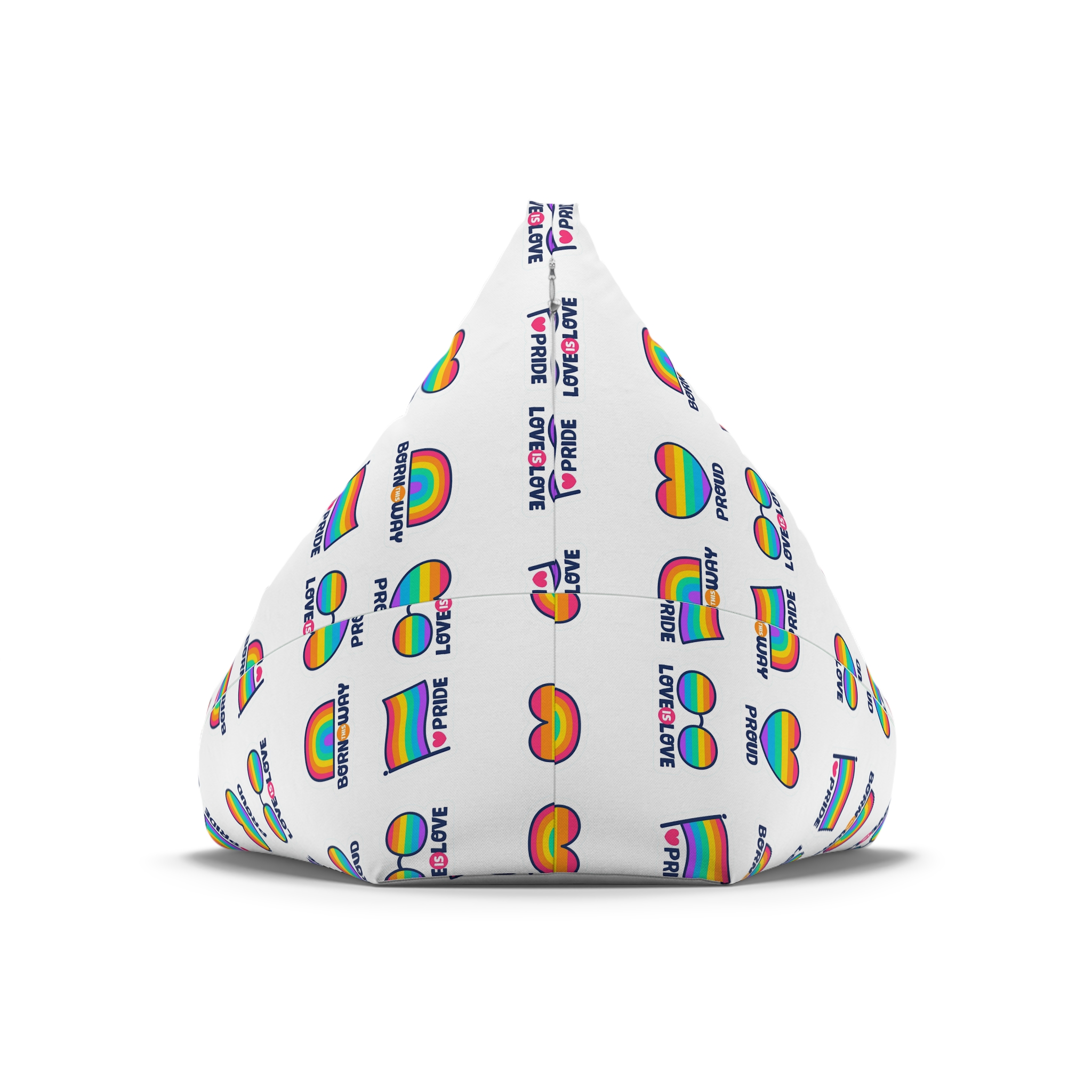 Pride Day Lables Collection Bean Bag Chair Cover - Image 6