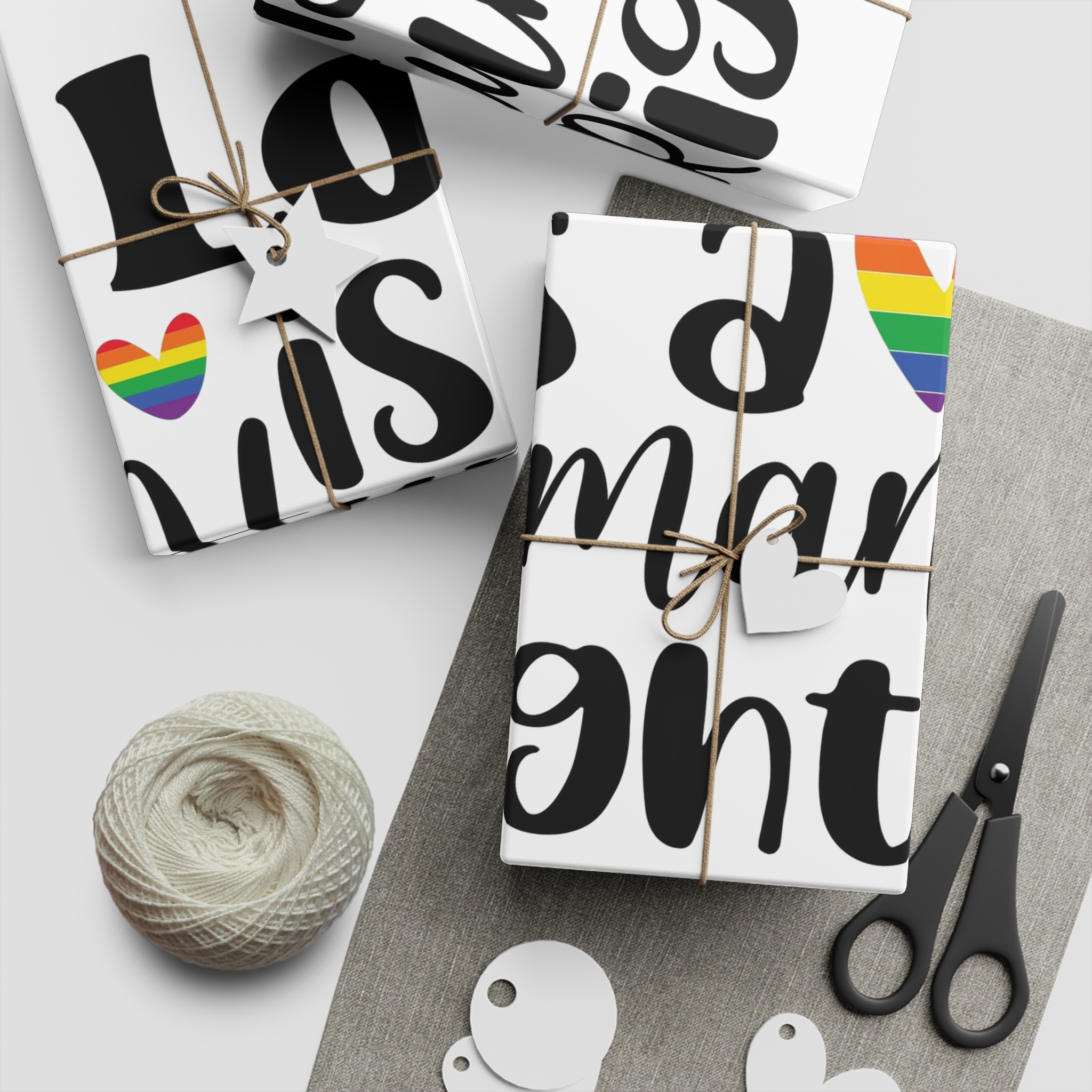 Gay Pride Svg Design (2) Gift Wrapping Paper Sheets 1pc - Image 2