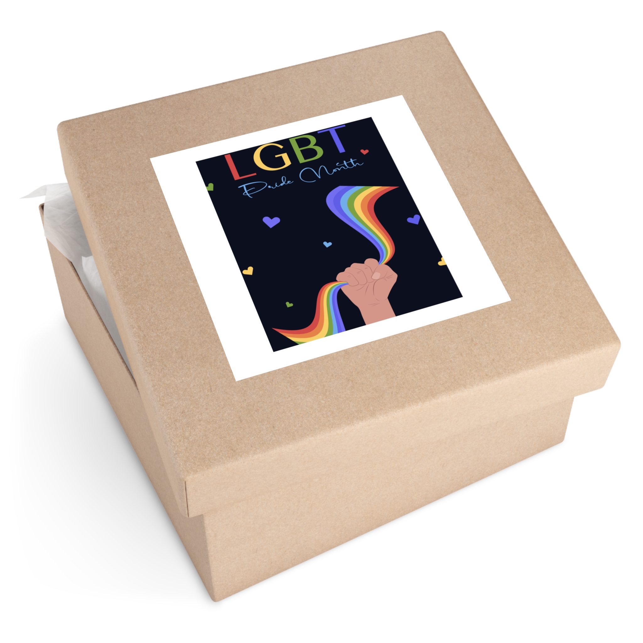 Poster Lgbt Pride Month Laminate Stickers Square - Image 51