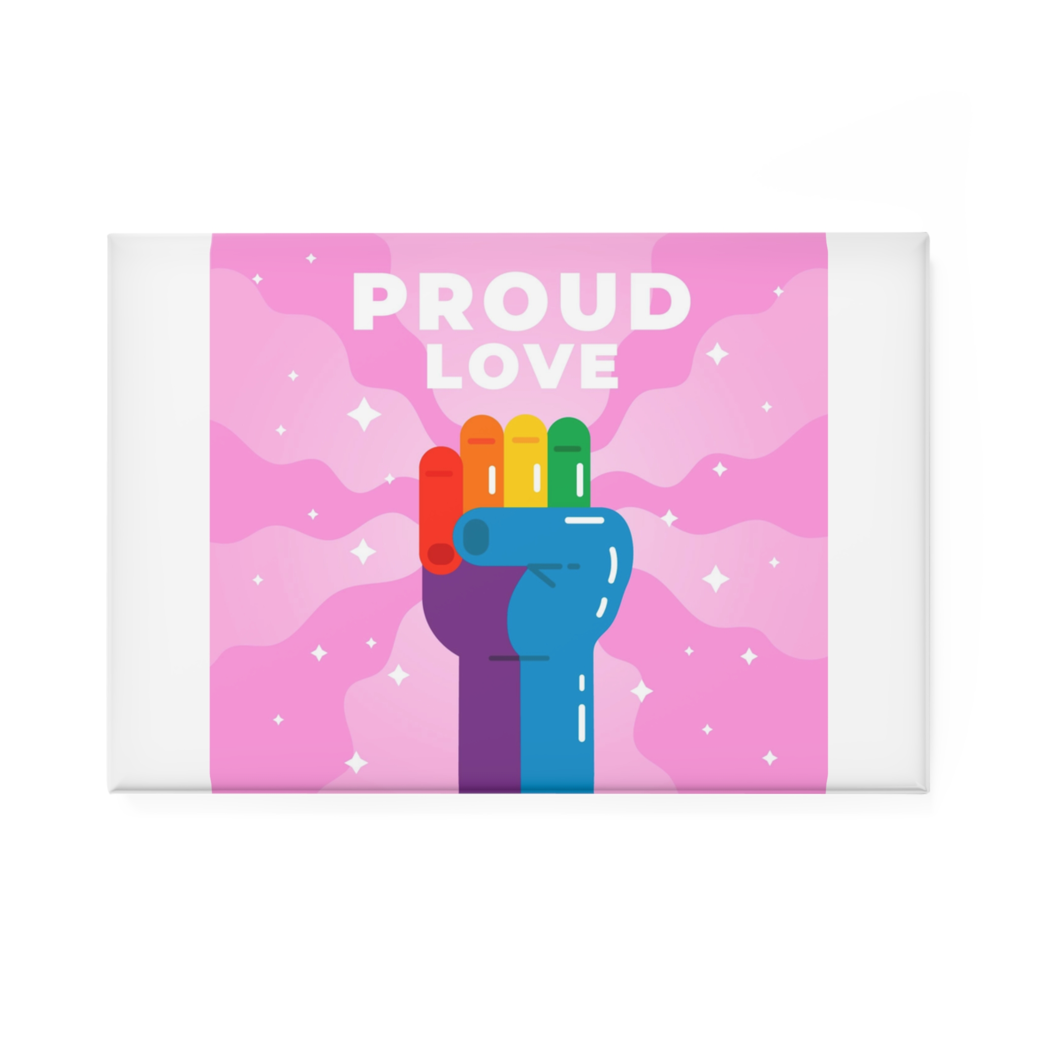 Pride Day Concept(4) Button Magnet Rectangle 1 And 10 Pcs - Image 5