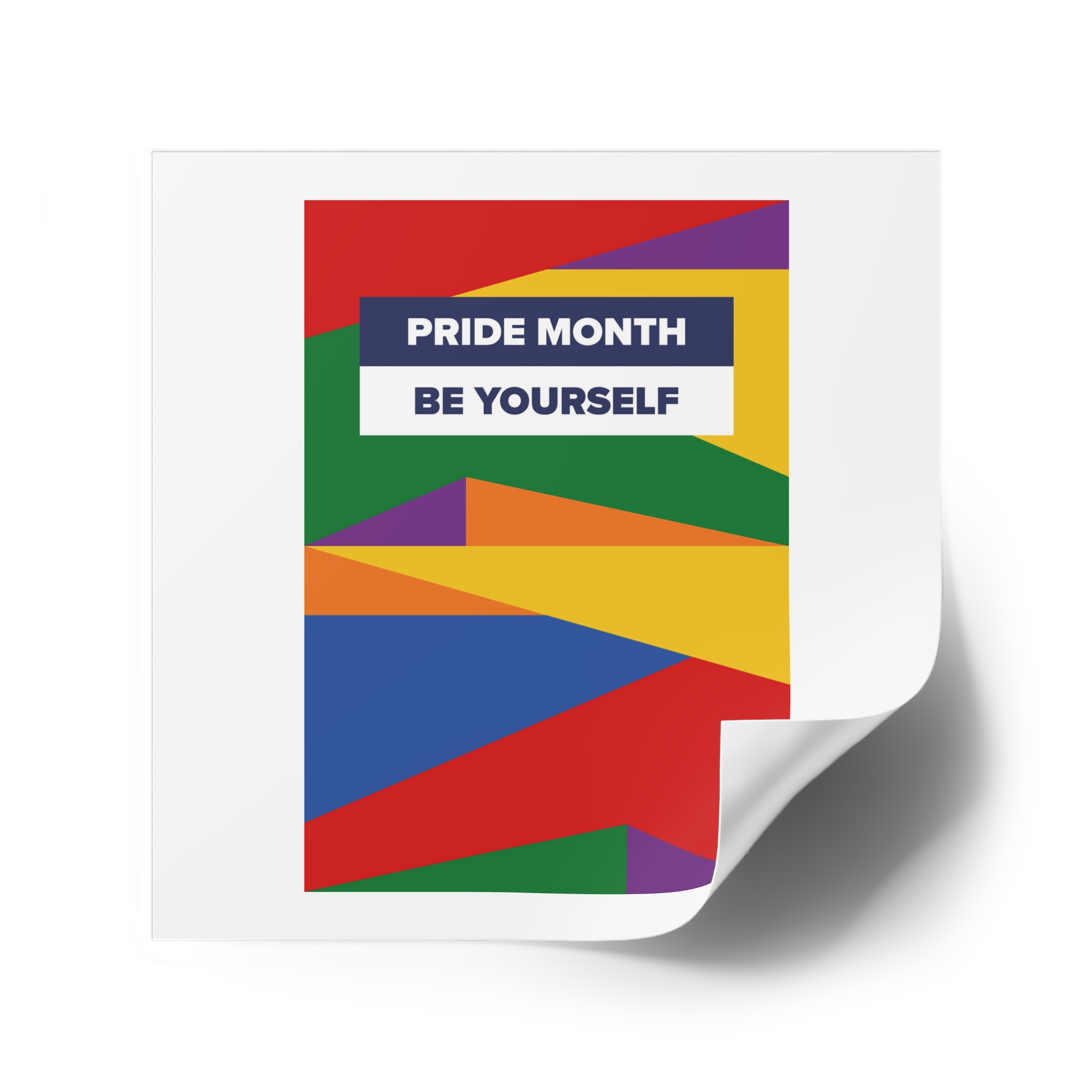 Lgbt Pride Month June Lesbian Gay Bisexual Transgender Lgbtq Flag Rainbow Vector(2) Laminate Stickers Square - Image 42