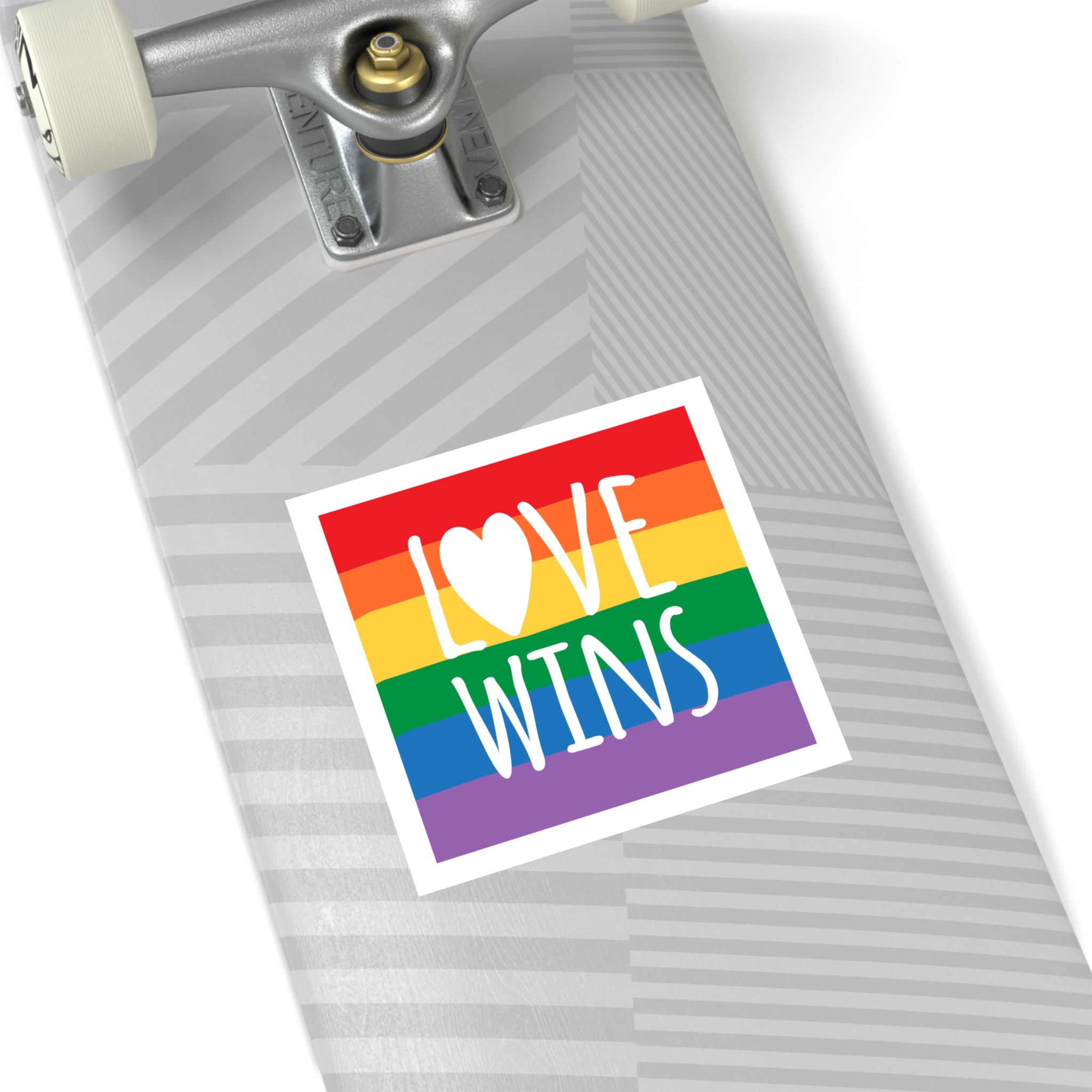 Lovewins Heart Hd 2 Laminate Stickers Square - Image 36