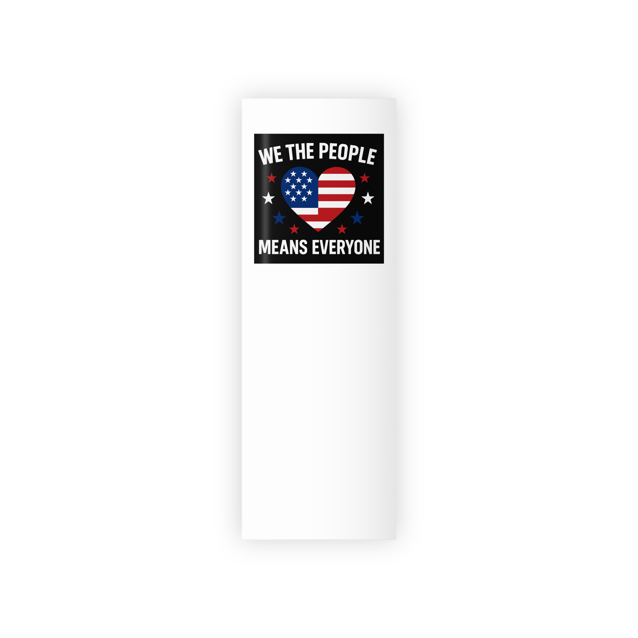 Womens We People Means Everyone American Flag Equal Rights Gift Vneck Gift Wrapping Paper Rolls 1pc - Image 5