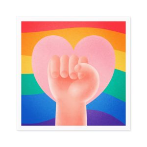 Pride Day Concept 2 Laminate Stickers Square
