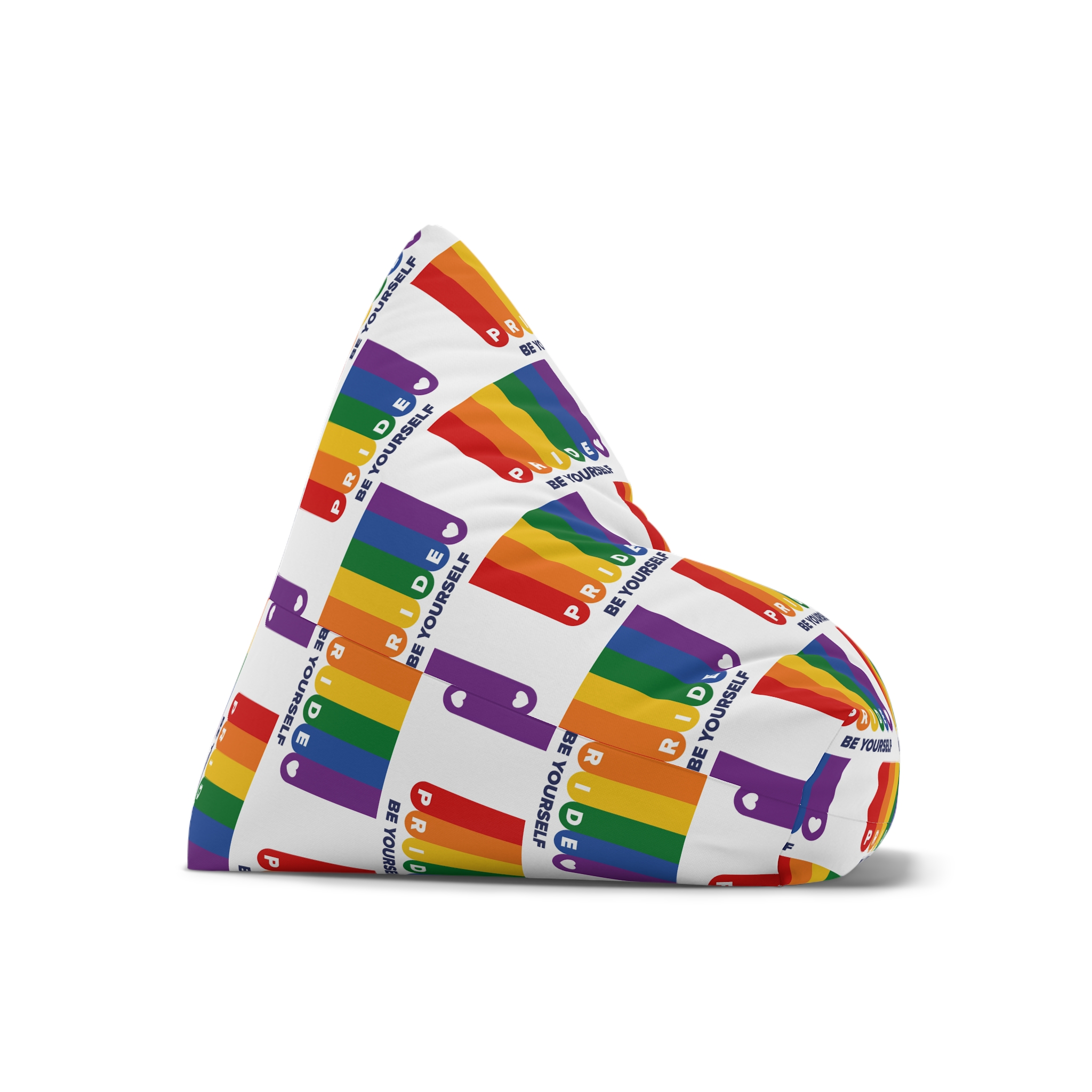 Lgbt Pride Month June Lesbian Gay Bisexual Transgender Lgbtq Flag Rainbow Vector(1) Bean Bag Chair Cover - Image 7