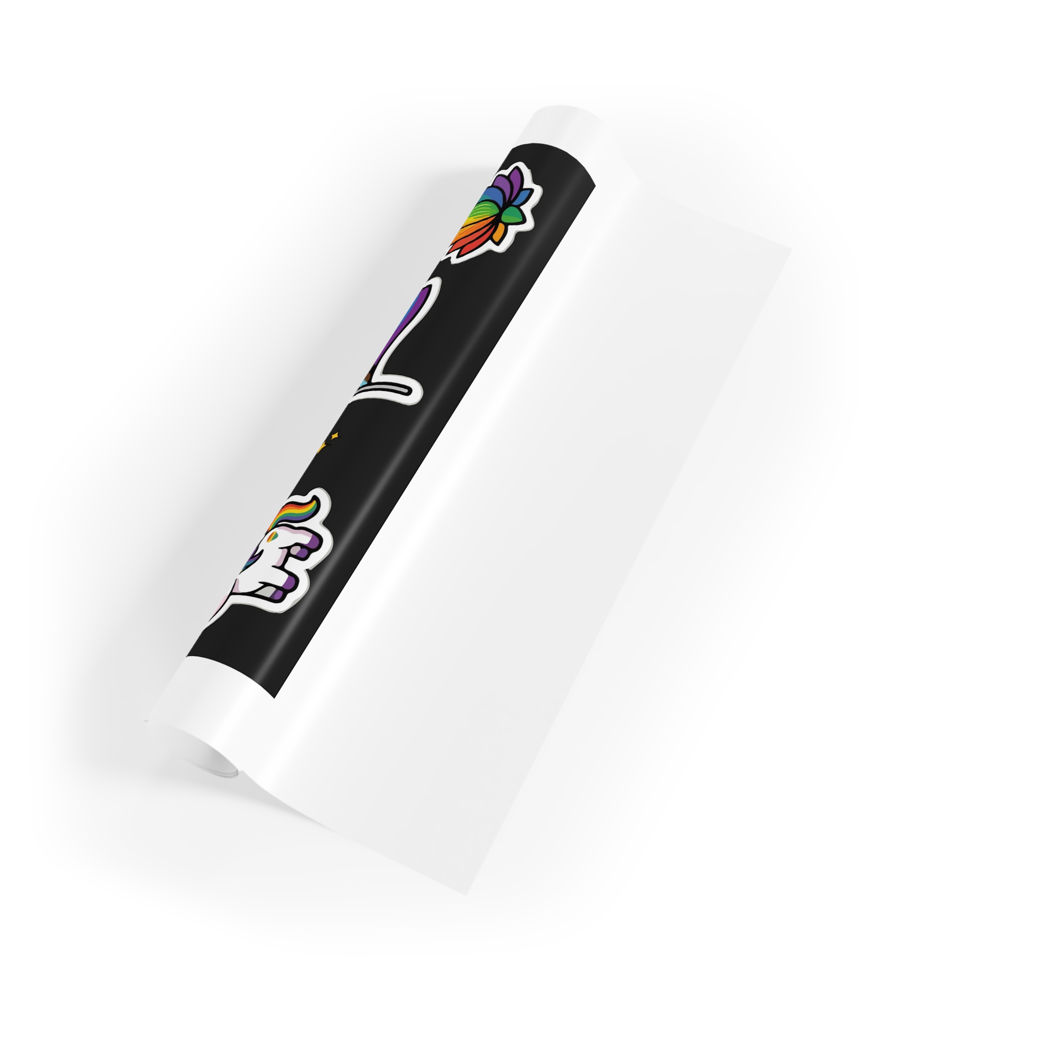 Lesbian Pride Design 20D8BE Gift Wrapping Paper Rolls 1pc - Image 3