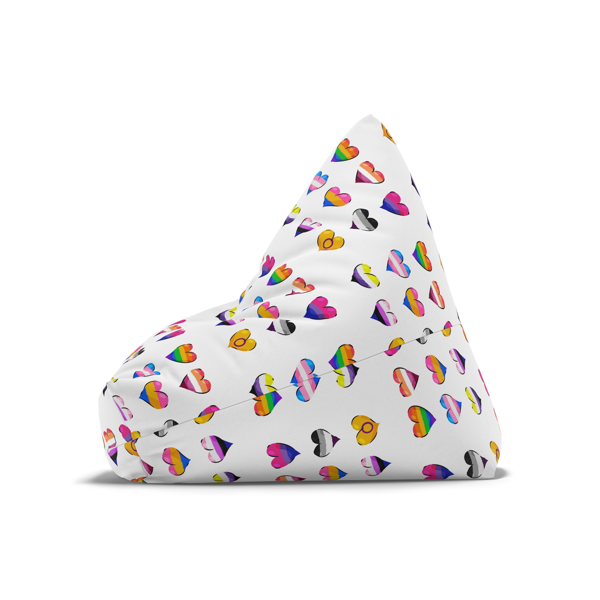 Flat Lgbt Pride Month Flags Collection Bean Bag Chair Cover - Image 8