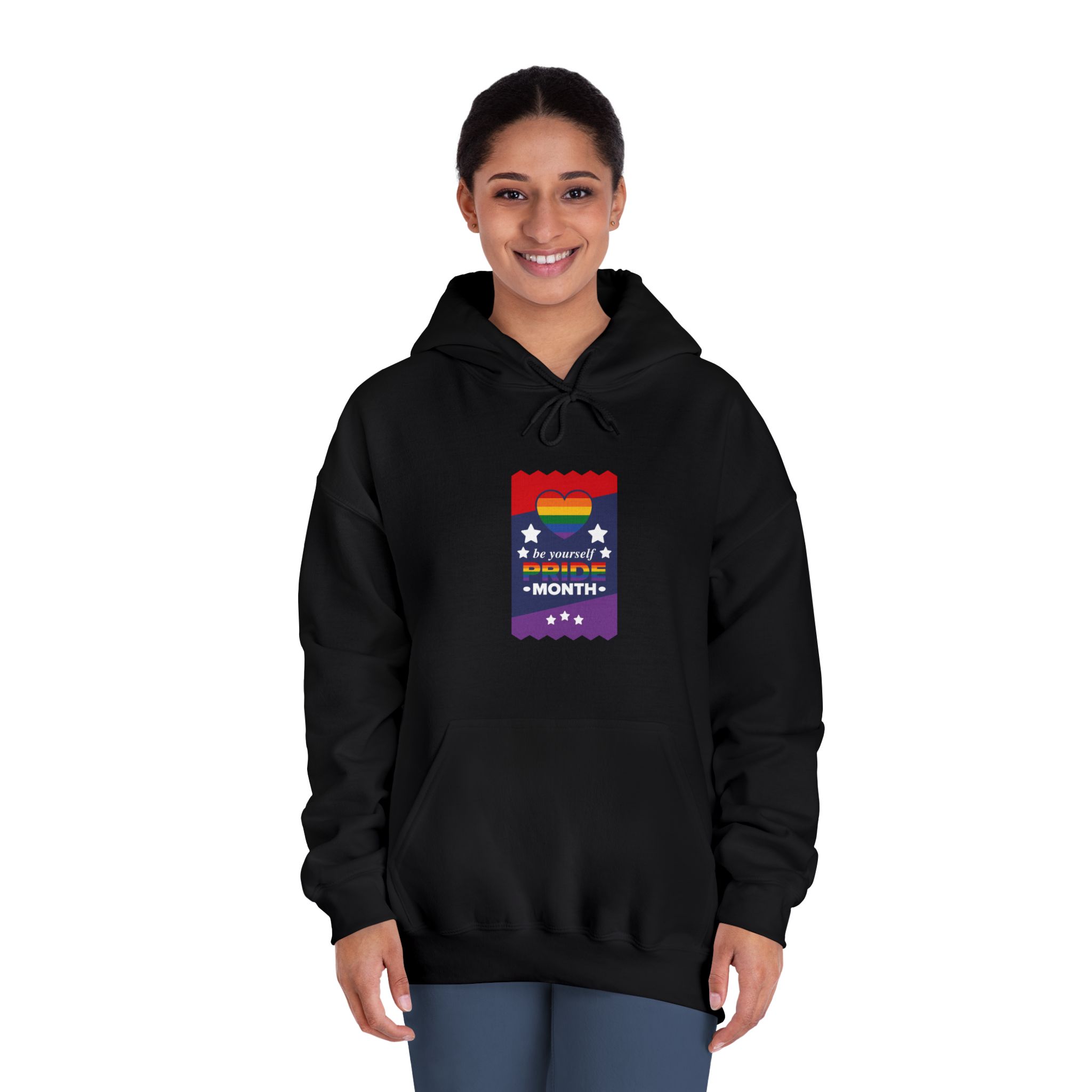Lgbt Pride Month June Lesbian Gay Bisexual Transgender Love Lgbtq Flag Rainbow Vector Unisex Dryblend Hooded Sweatshirt - Image 12