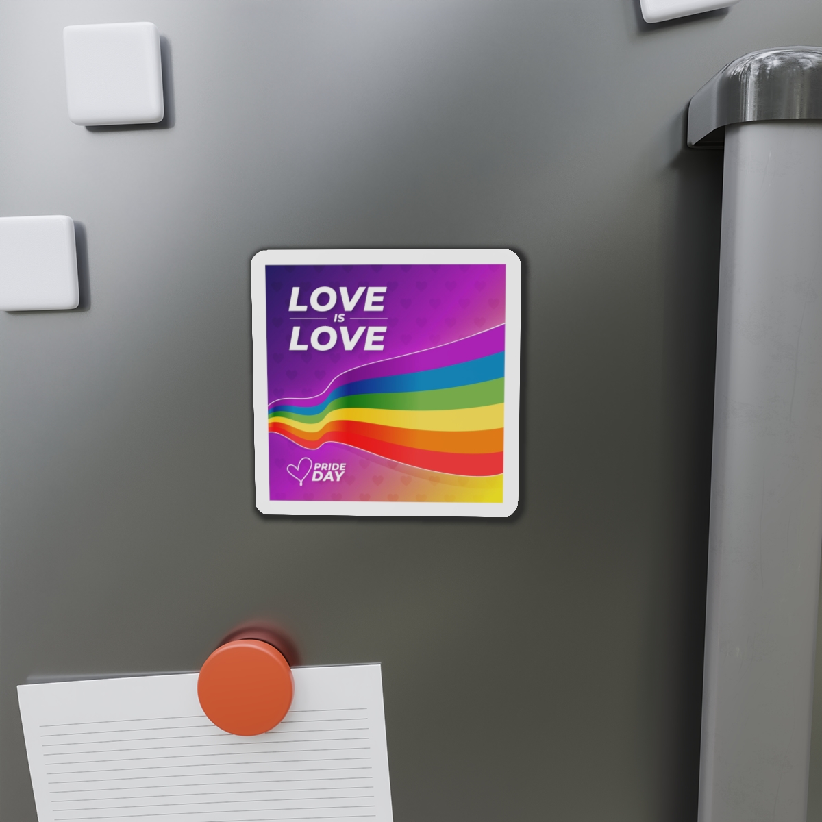 Colorful Pride Day Flag Concept Die Cut Magnets - Image 8