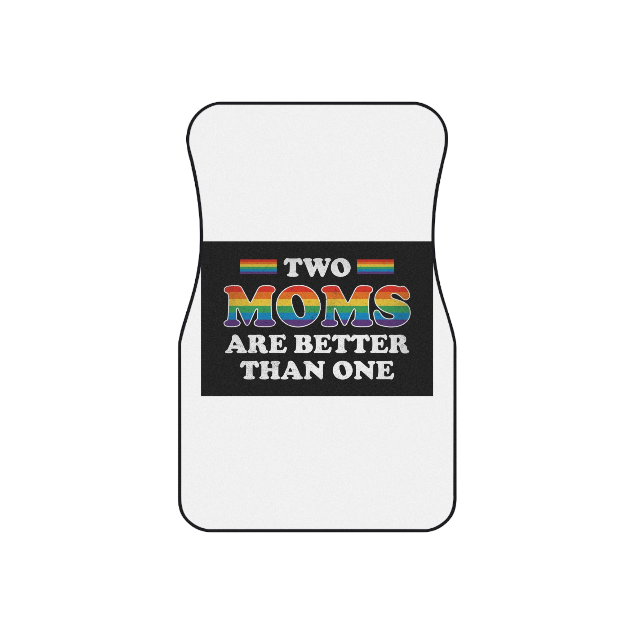 Pride Gay Rainbow Typography Vector Premium T Shirt(2) Car Mats Set Of 4 - Image 2