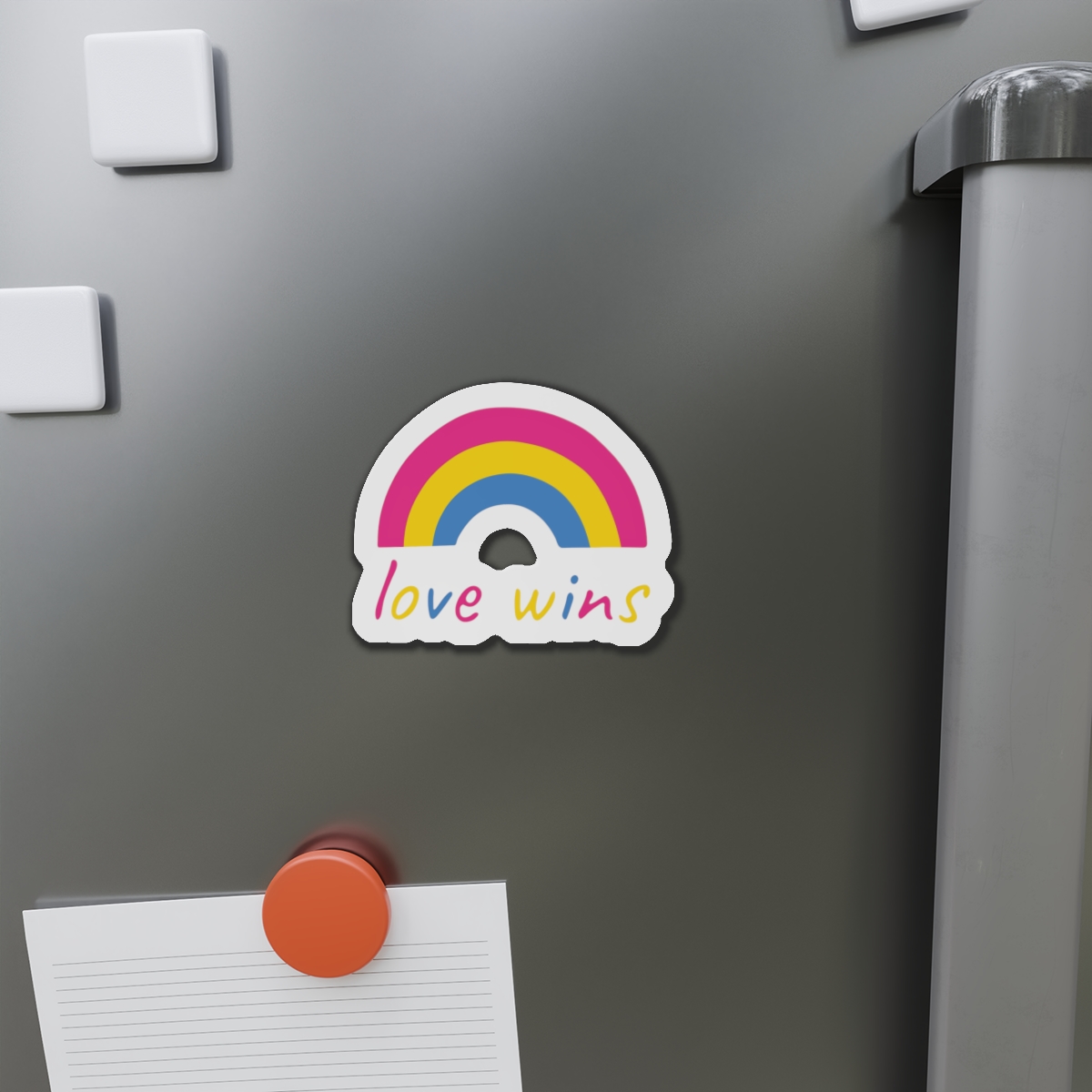 Colorful Rainbow Shape Pansexual Pride Flag Happy Pride Day Lgbtqia Community Pride Month Vector Hand Drawn Doodle Posters Stickers Logo Cards Die Cut Magnets - Image 11