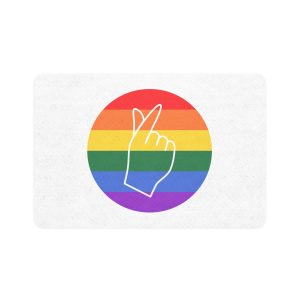 Lgbtq Diversity Rainbow Pride Concept Vector Isolated Illustration Pet Food Mat 12x18