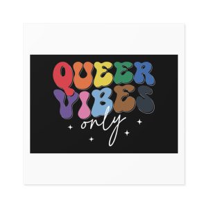 Pride Lgbtq Gay Typography Vector Tshirt Design(1) Laminate Stickers Square