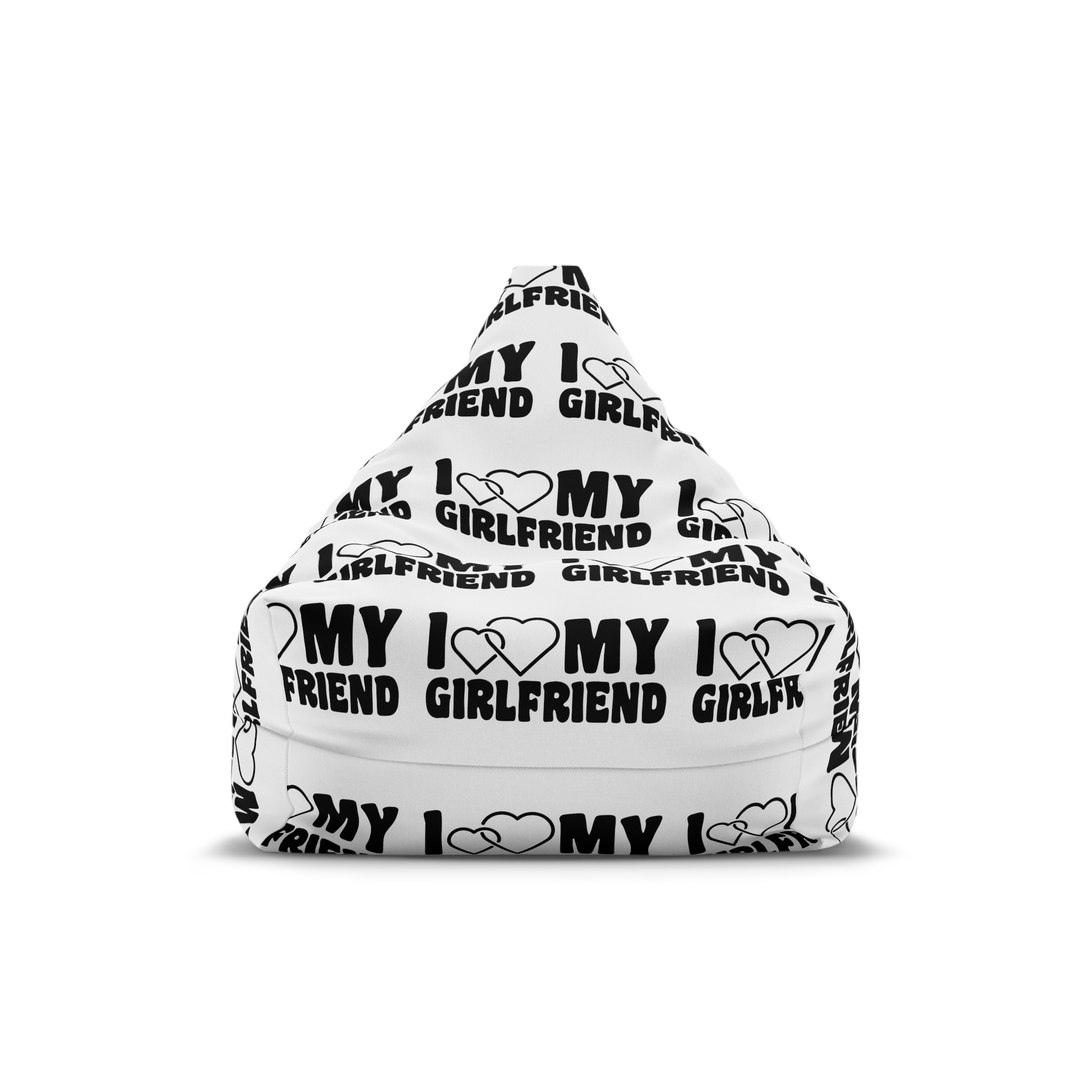 I Love My Girlfriend Iheart My Girlfriend Bean Bag Chair Cover