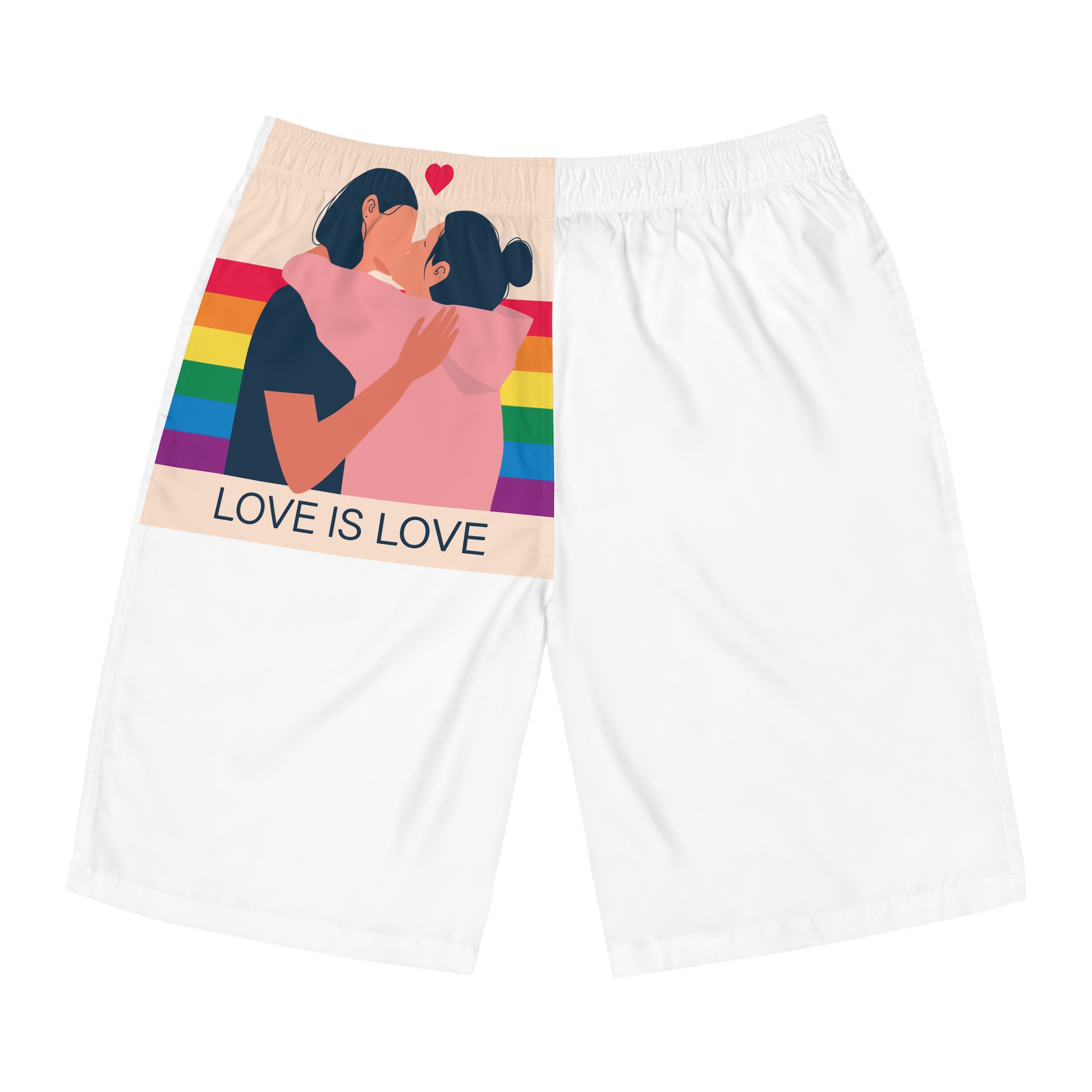 Couple Leasbians Mens Board Shorts Aop