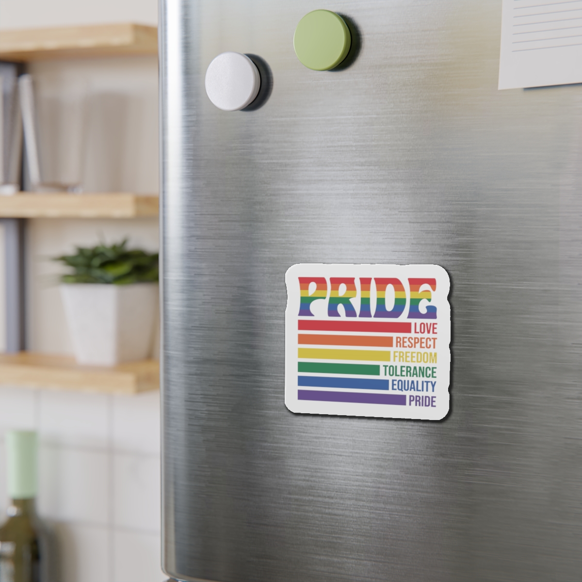 Pride Lgbtq Gay Typography Vector Tshirt Design1 Die Cut Magnets - Image 12
