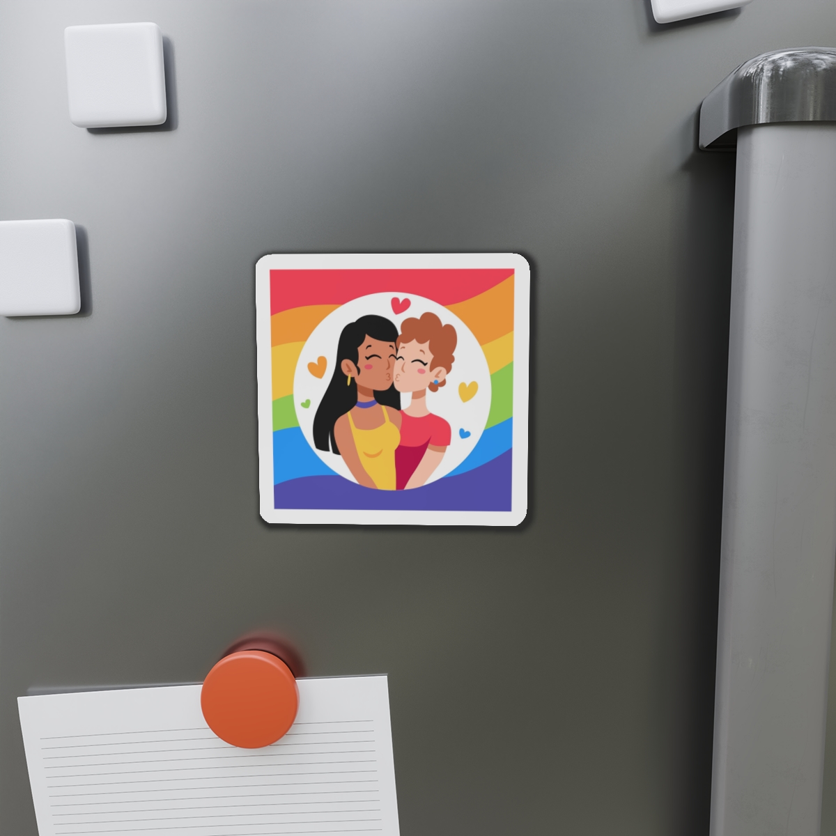 Lesbian Pride Design EF902A Die Cut Magnets - Image 8