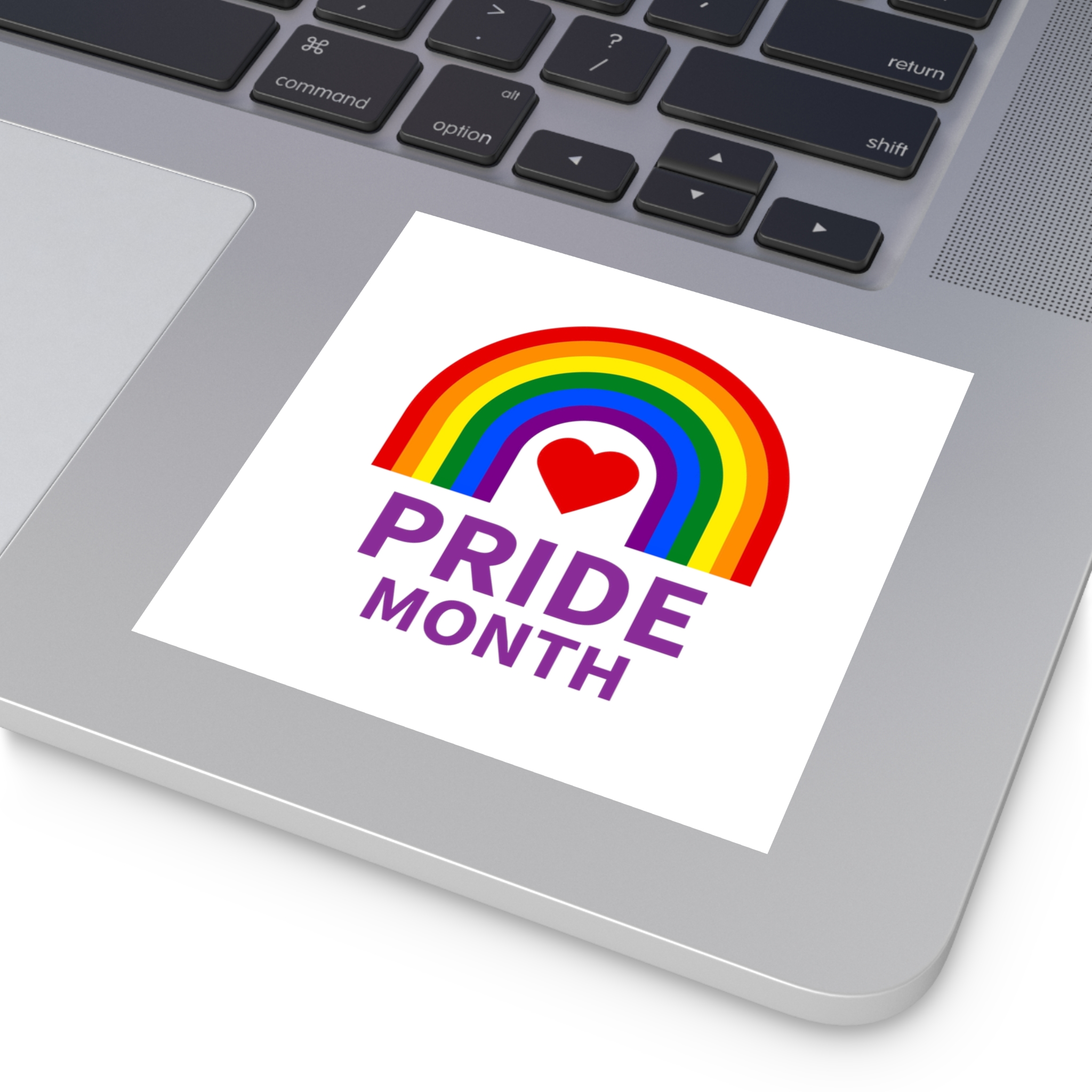 Pride Month Logo Template Design Laminate Stickers Square - Image 19