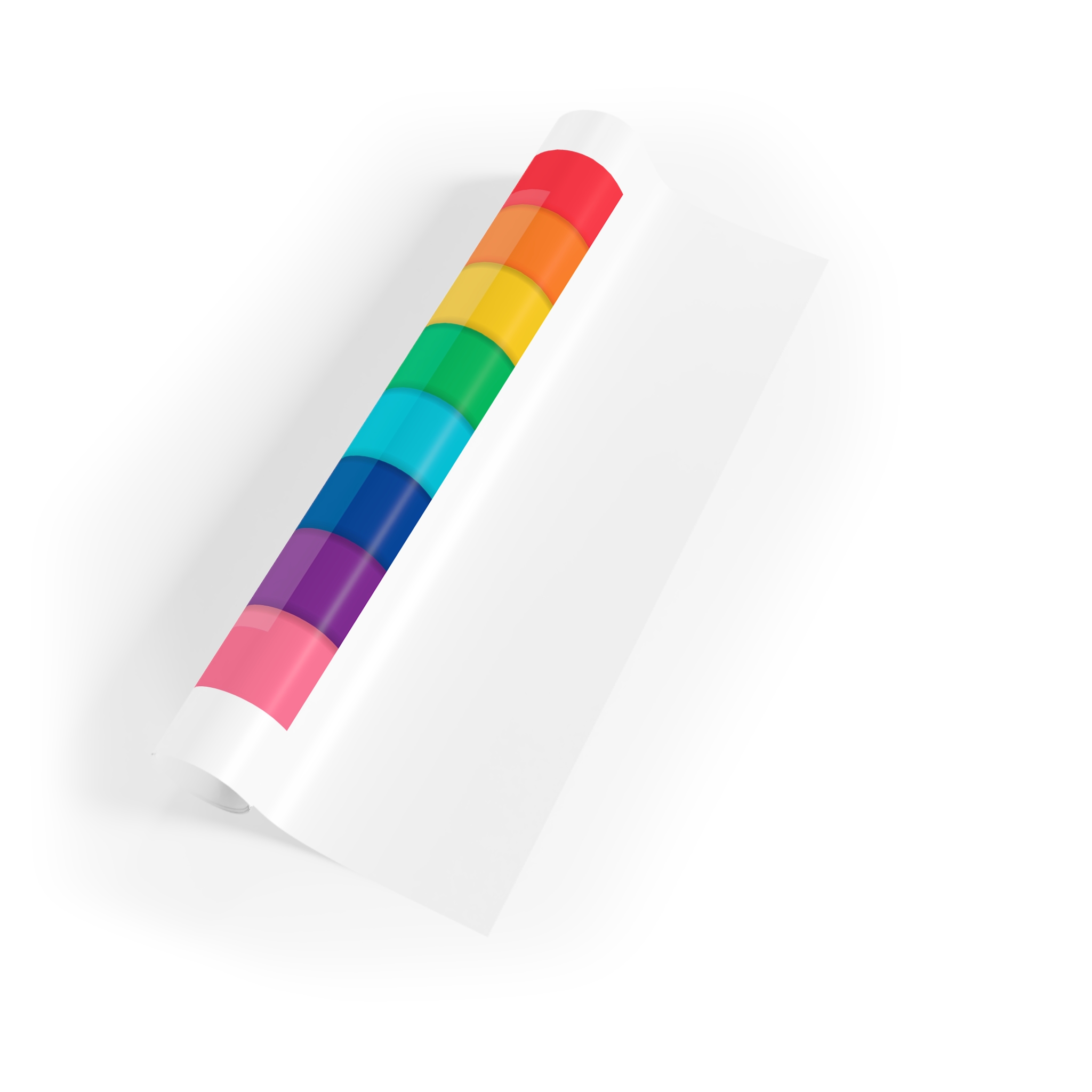 Rainbow Colored Background With Love Is Love Concept Pride Month Gift Wrapping Paper Rolls 1pc - Image 3