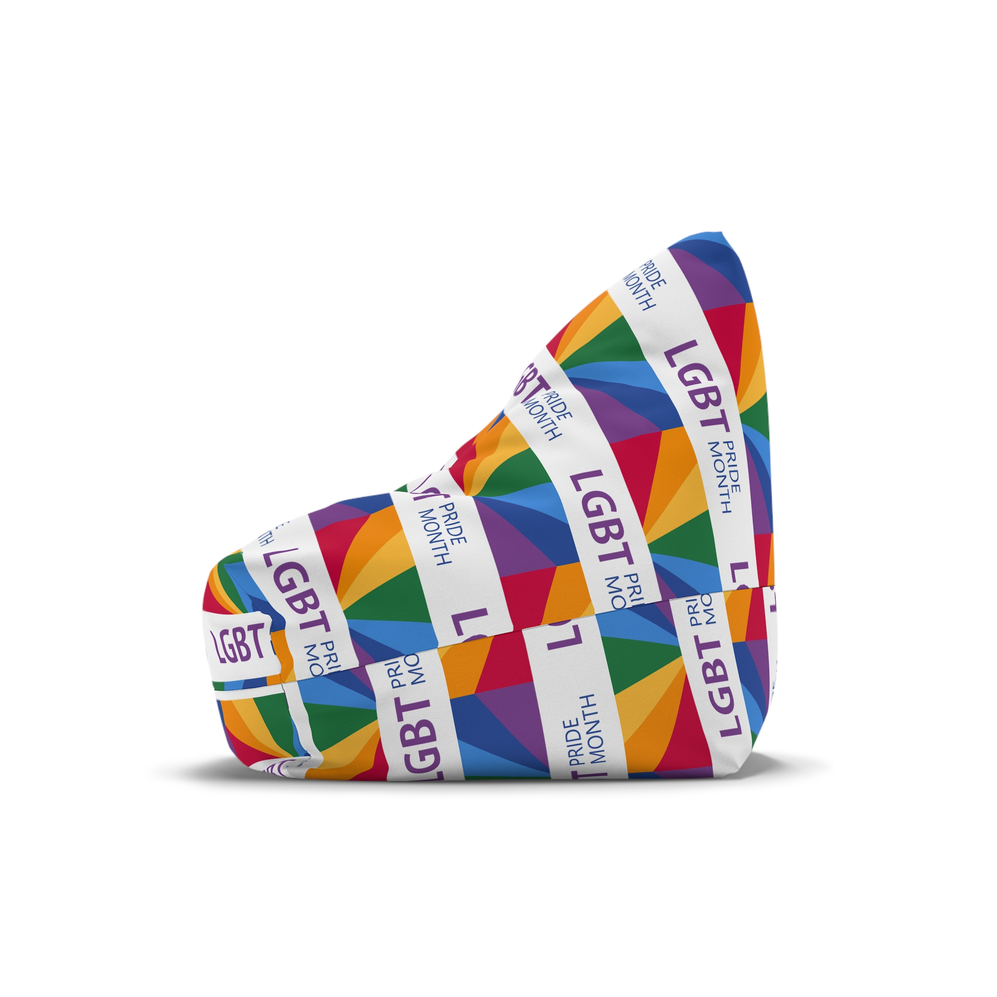 Pride Month Lgbt Horizontal Banner Template Gay Parade Annual Summer Event Bean Bag Chair Cover - Image 4