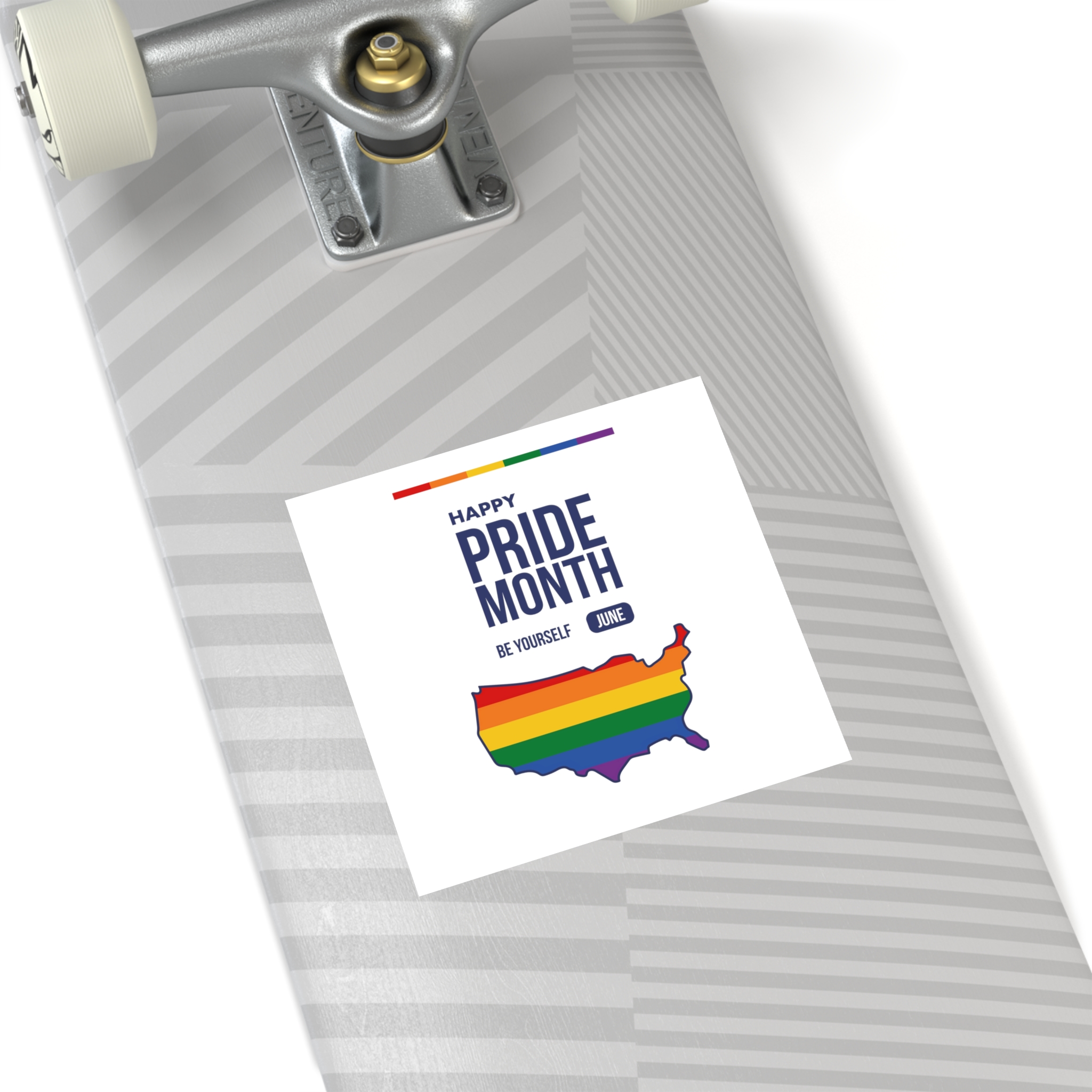 Lgbt Pride Month June 2026 Lesbian Gay Bisexual Transgender Lgbtq Flag Rainbow Love Vector (2) Laminate Stickers Square - Image 44