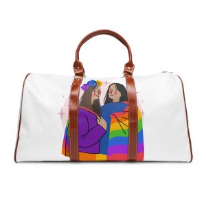 Hand Drawn Pride Day Illustration Waterproof Travel Bag