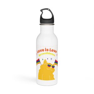 Pride Month Flat Design Illustration Stainless Steel Water Bottle