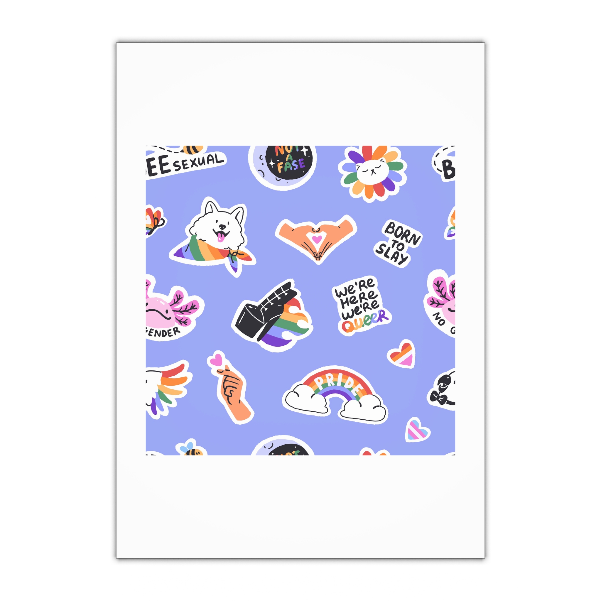 Lesbian Pride Design 20D8B6 Gift Wrapping Paper Sheets 1pc