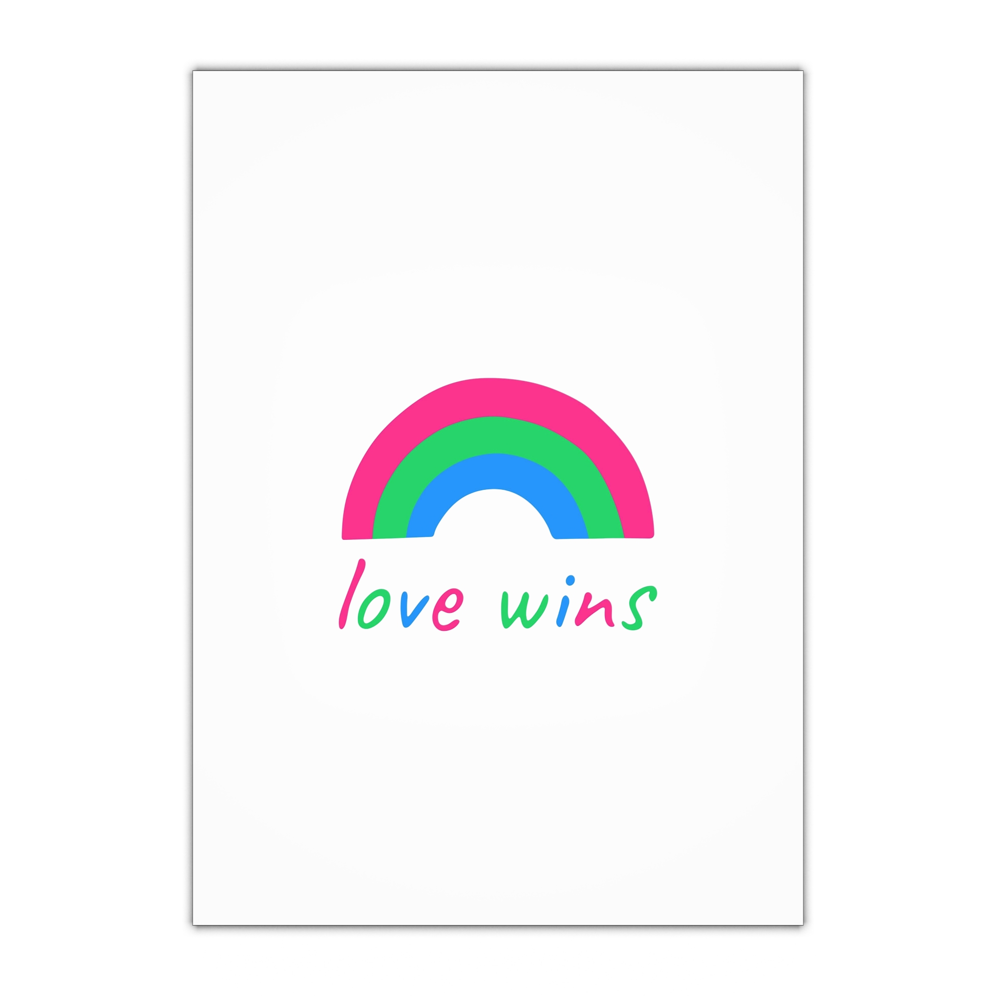 Colorful Rainbow Shape Polysexual Pride Flag Happy Pride Day Lgbtqia Community Pride Month Vector Hand Drawn Doodle Posters Stickers Logo Cards Gift Wrapping Paper Sheets 1pc