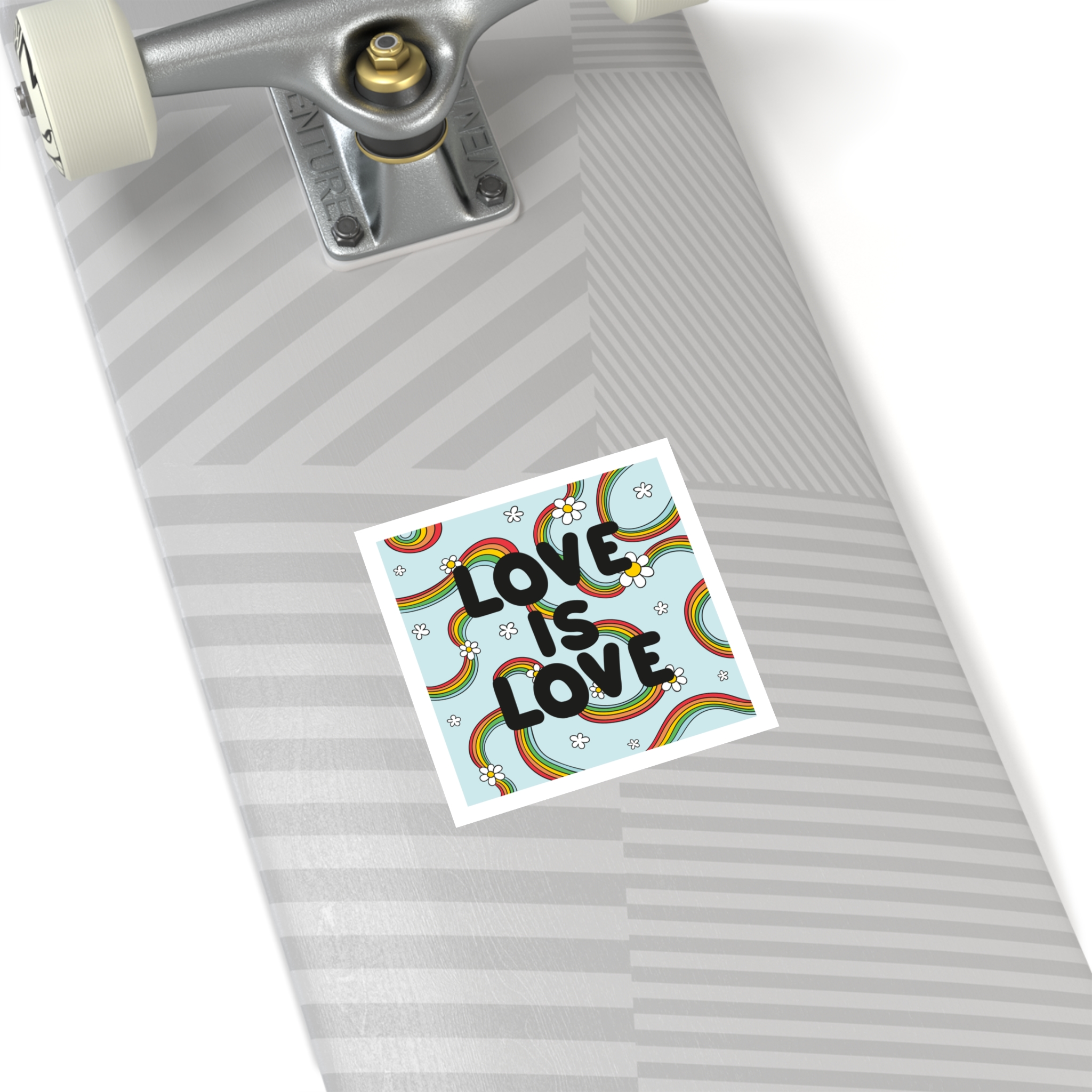 Pride Day Lettering Concept Laminate Stickers Square - Image 20
