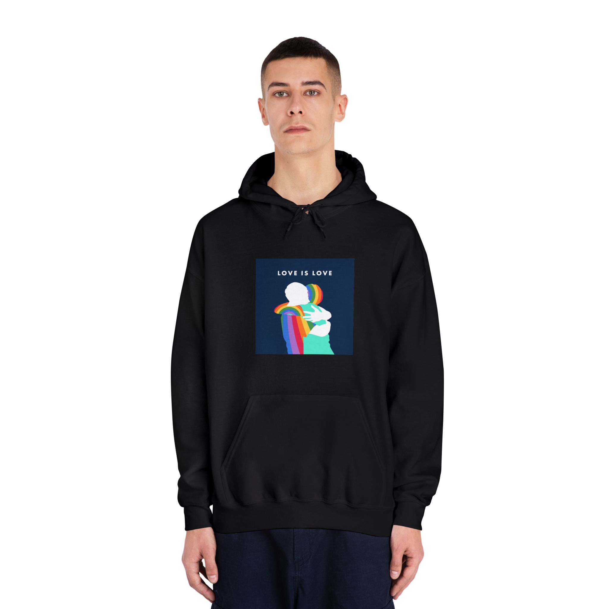 Pride Month 04 Unisex Dryblend Hooded Sweatshirt - Image 11