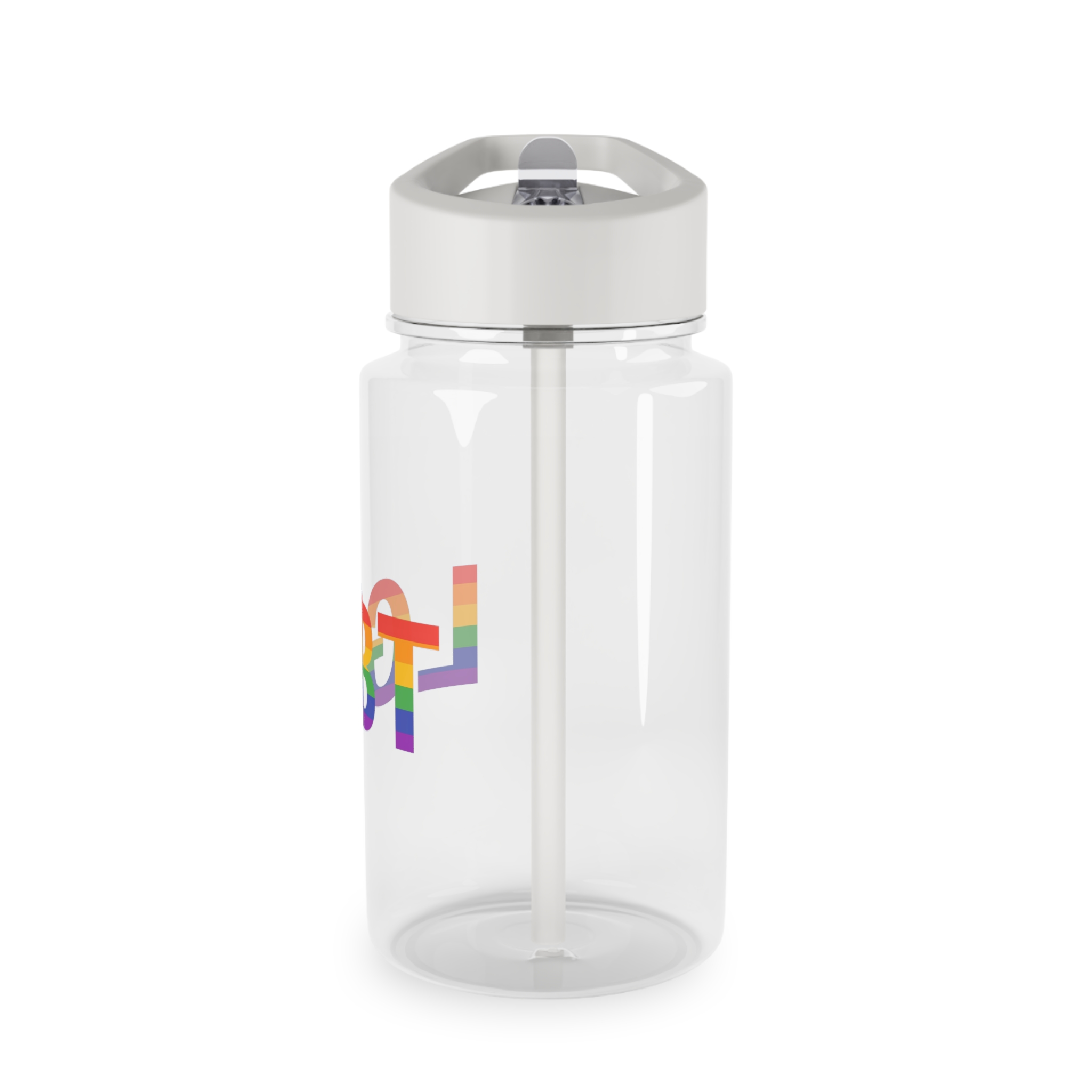 Lgbt Rainbow Colors Lgbt Logo Tritan Water Bottle - Image 3